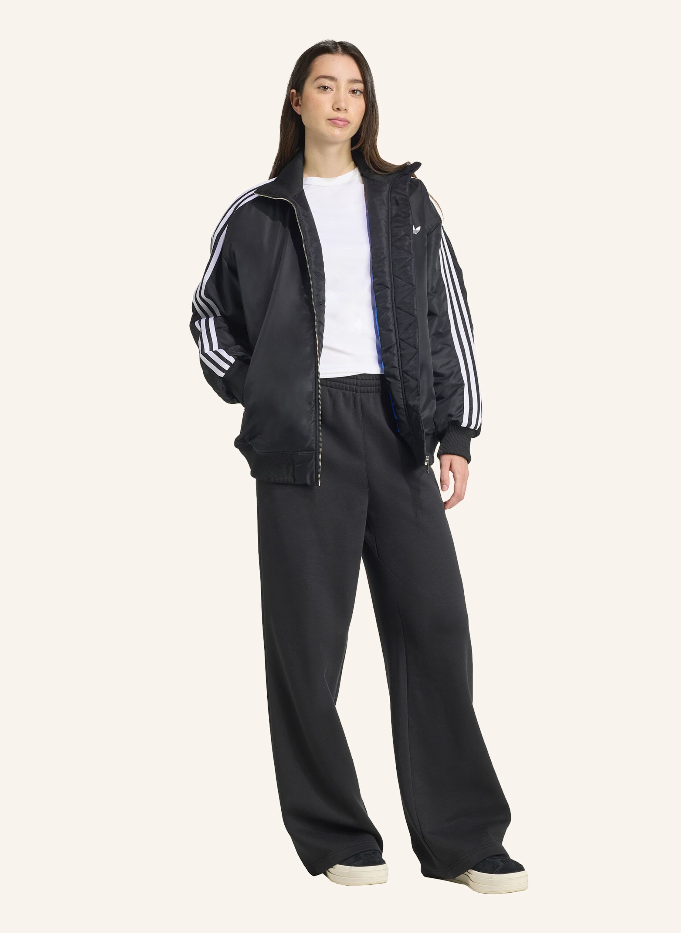 Thumbnail - Adidas Originals Firebird Oversized Bomberjacke schwarz