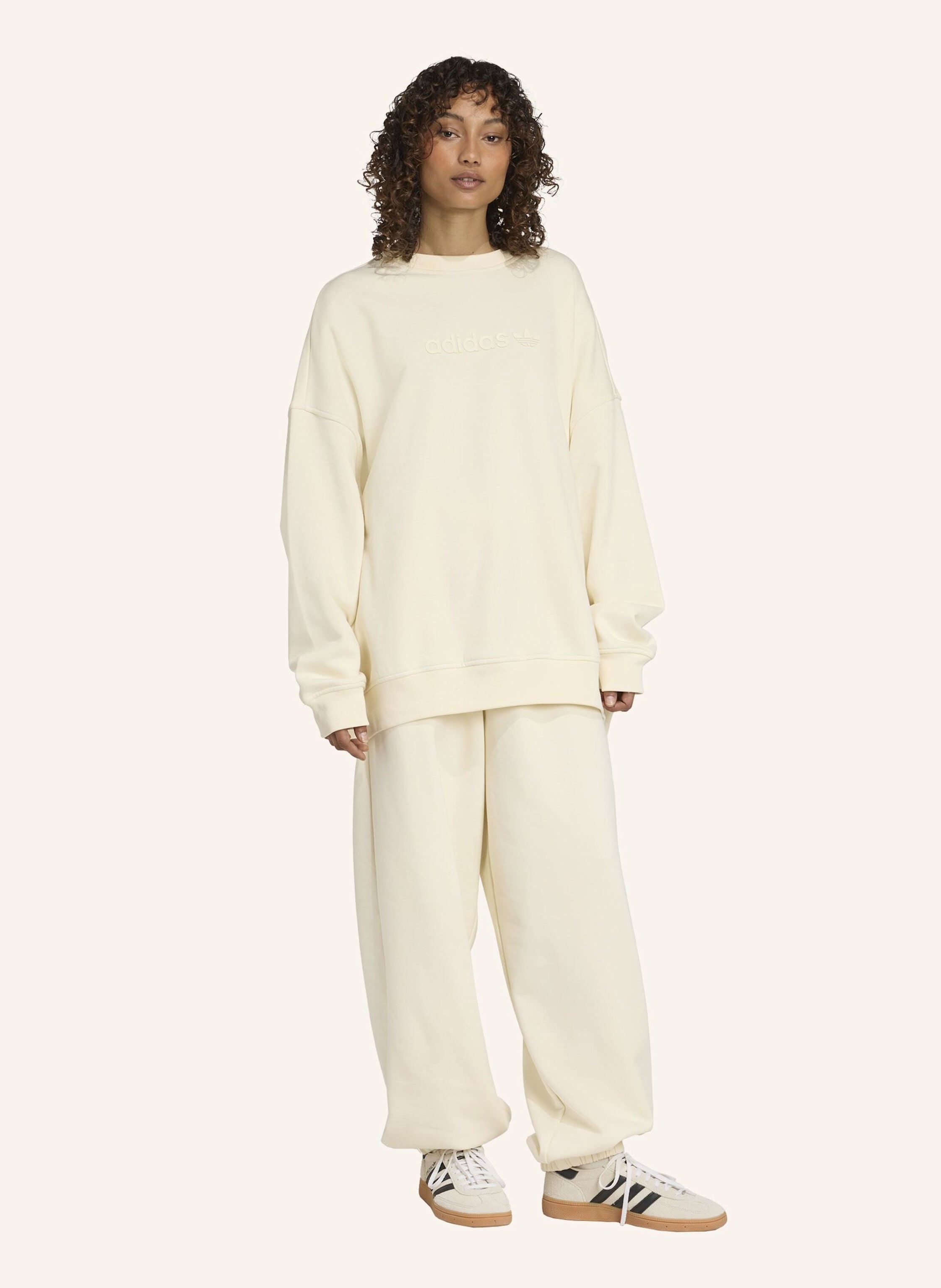 Thumbnail - Adidas Originals Essentials Linear Oversized Jogginghose weiss