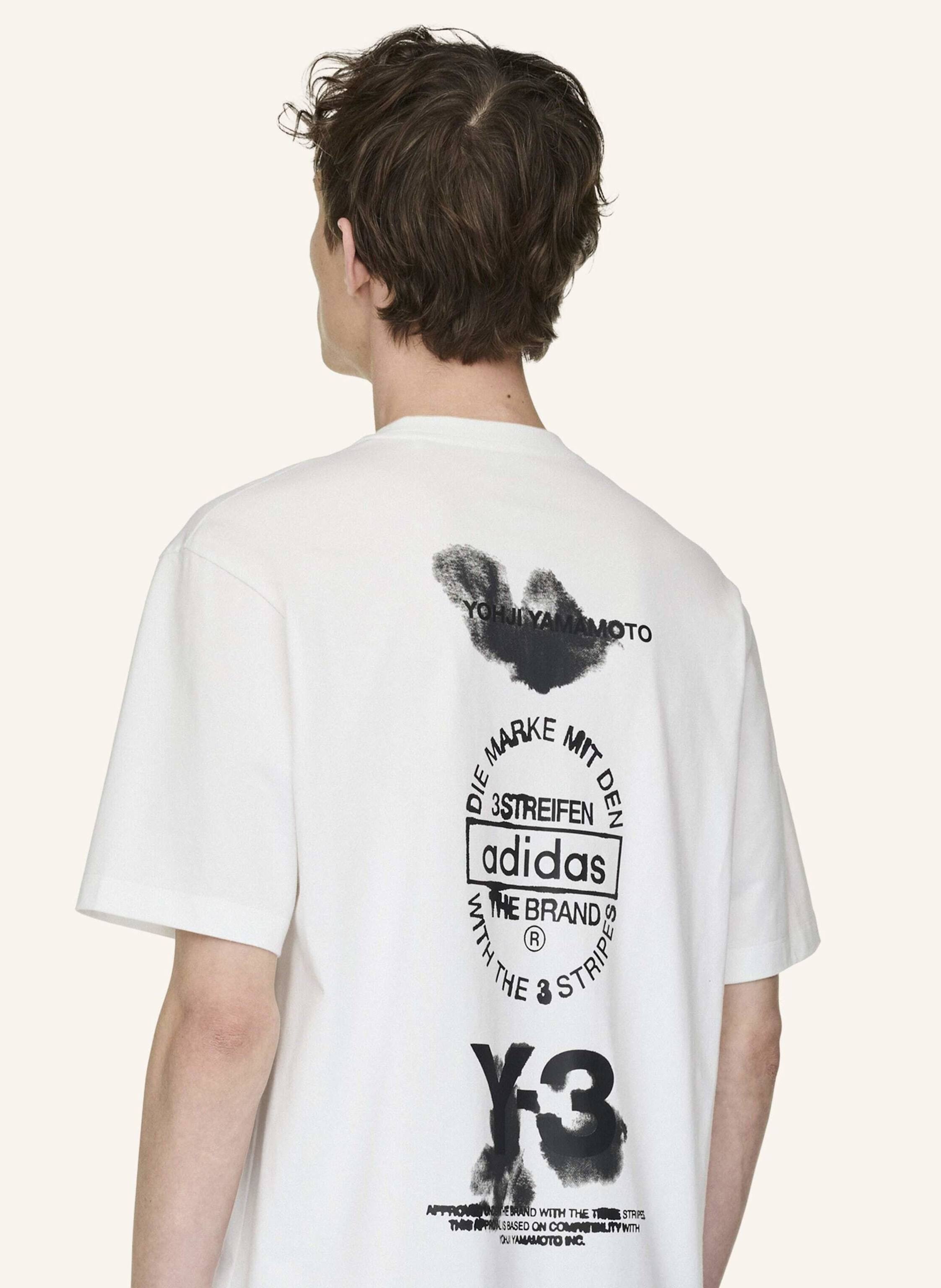 Thumbnail - Y-3 Y-3 Grafik T-Shirt weiss