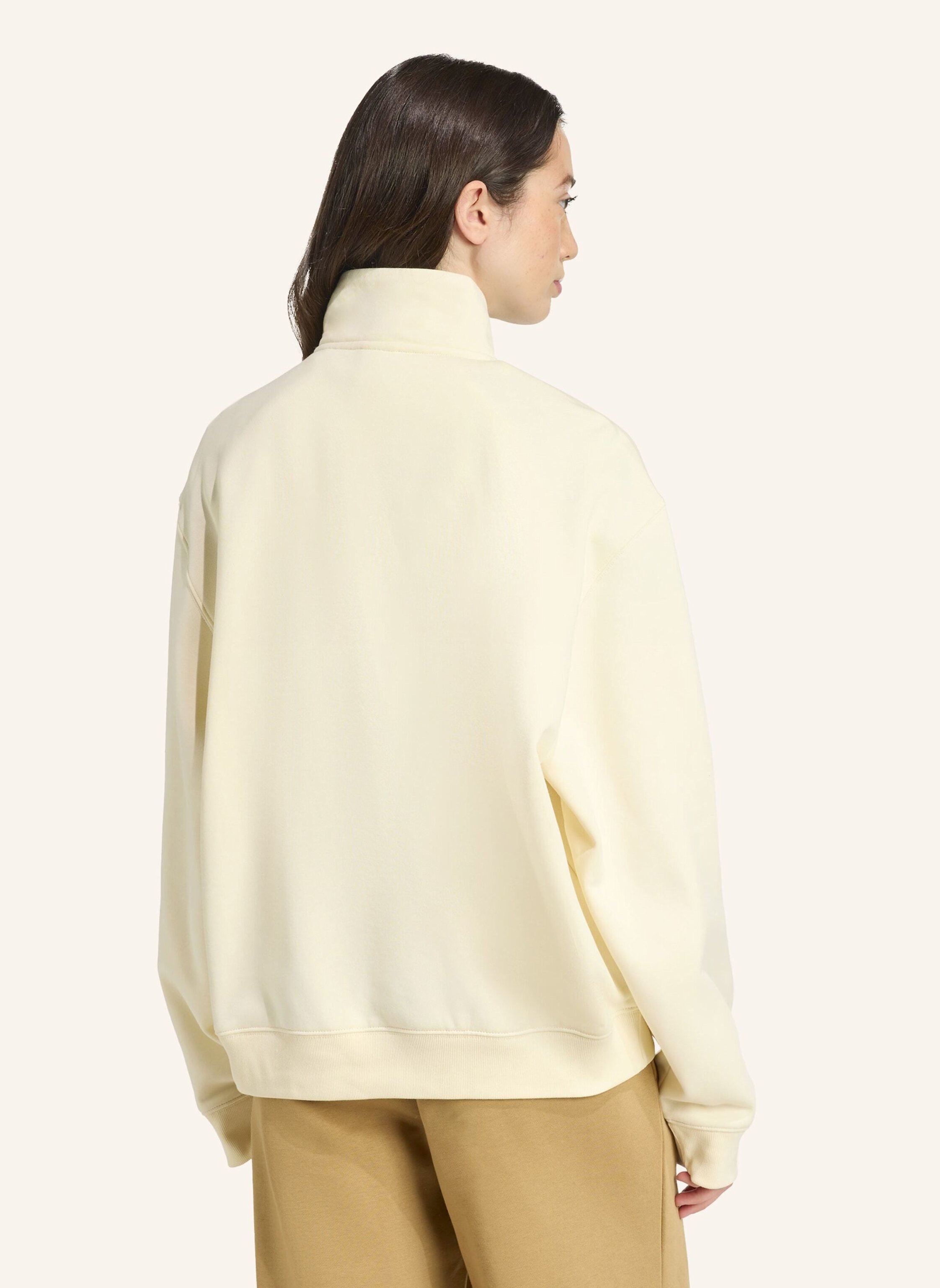 Thumbnail - Adidas Originals Essentials Linear Quarter-Zip Oversized Oberteil weiss