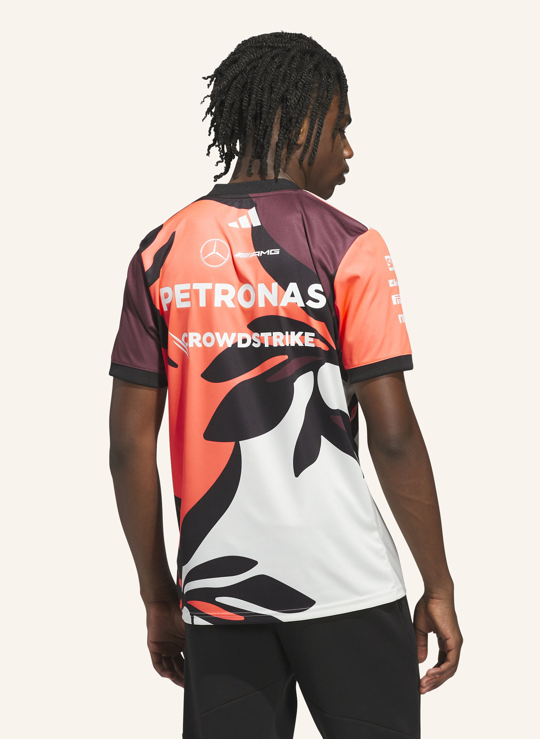 Thumbnail - Adidas Mercedes - Amg Petronas Formula One Team Driver Trikot Replica Summer Pack rot