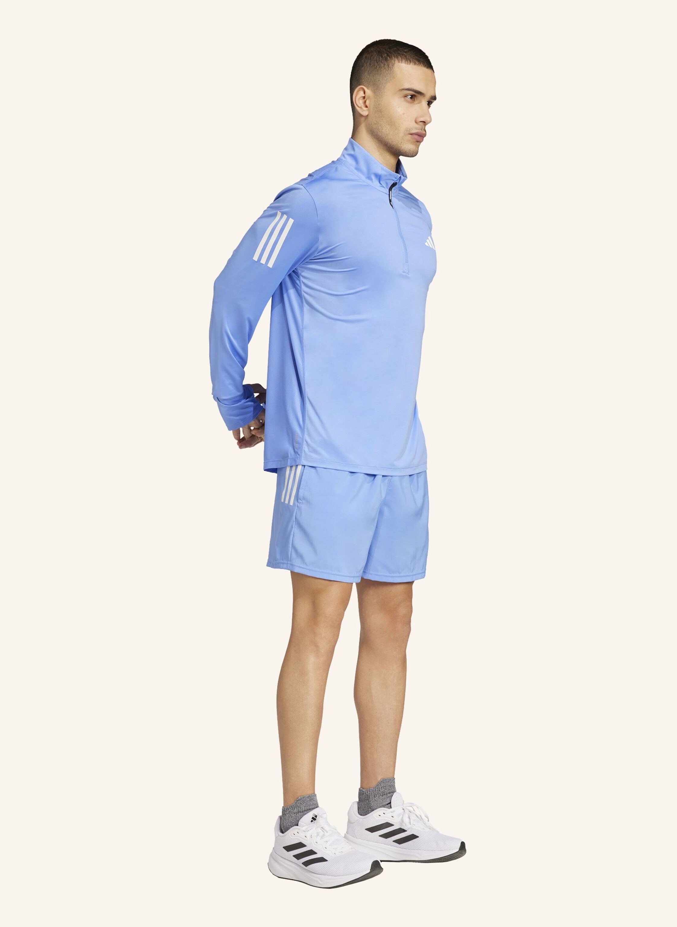 Thumbnail - Adidas Laufshirt Own The Run Half Zip blau