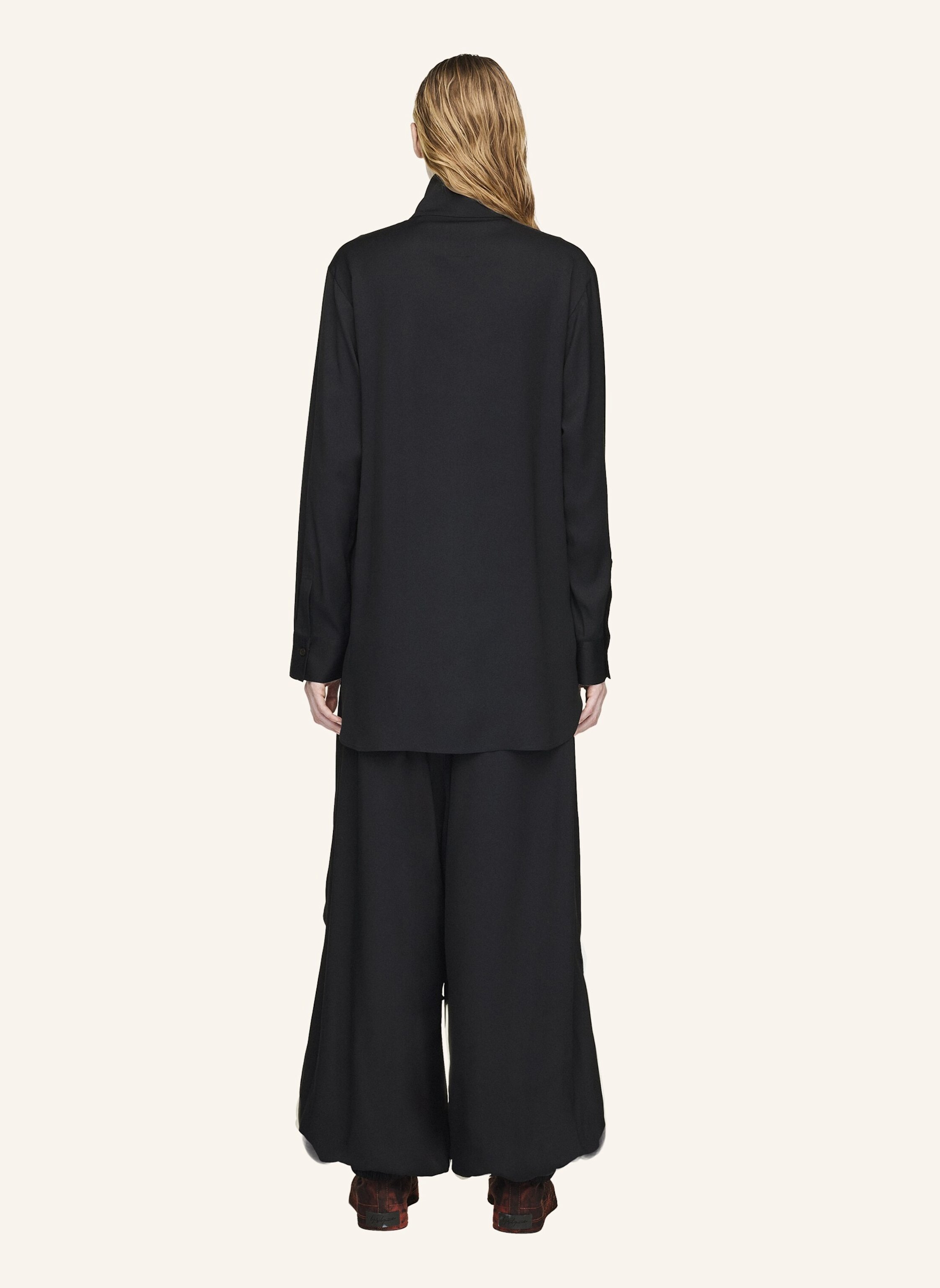 Thumbnail - Y-3 Y-3 Viskose-Twill Hemd schwarz