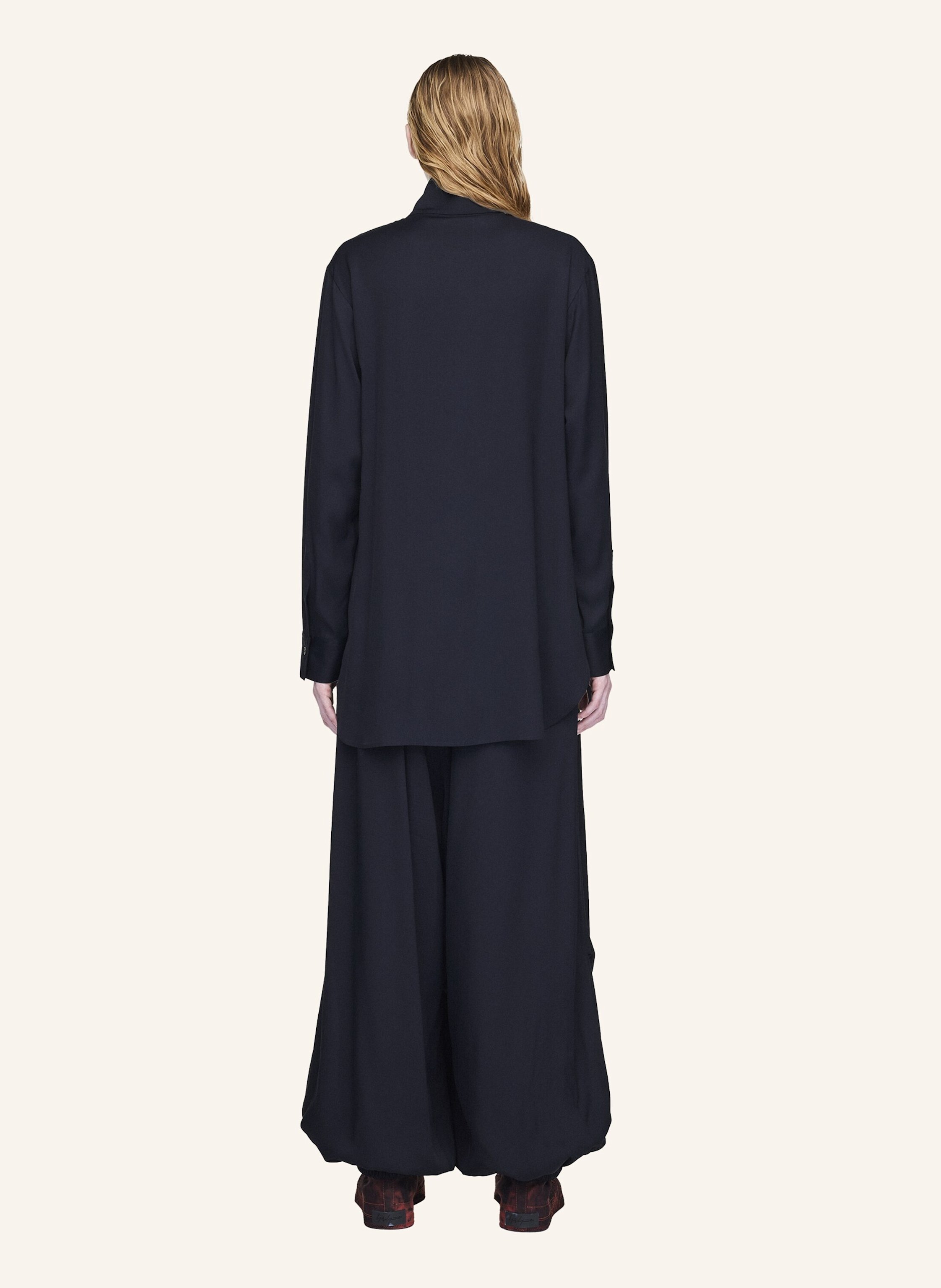 Thumbnail - Y-3 Y-3 Rayon Twill Wide Hose schwarz