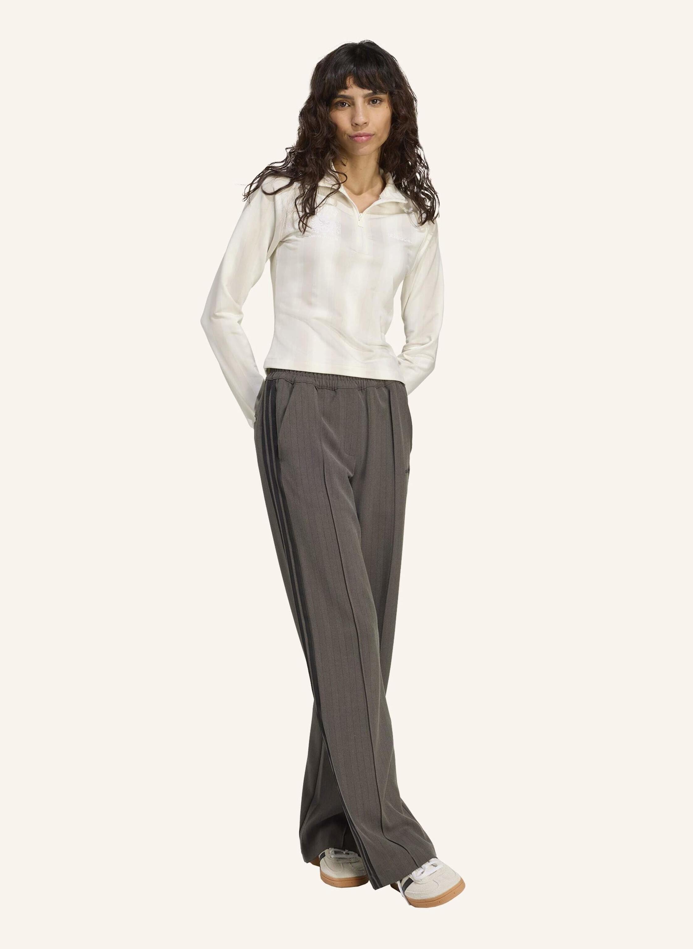 Thumbnail - Adidas Originals Half-Zip Graphic Football Longsleeve weiss