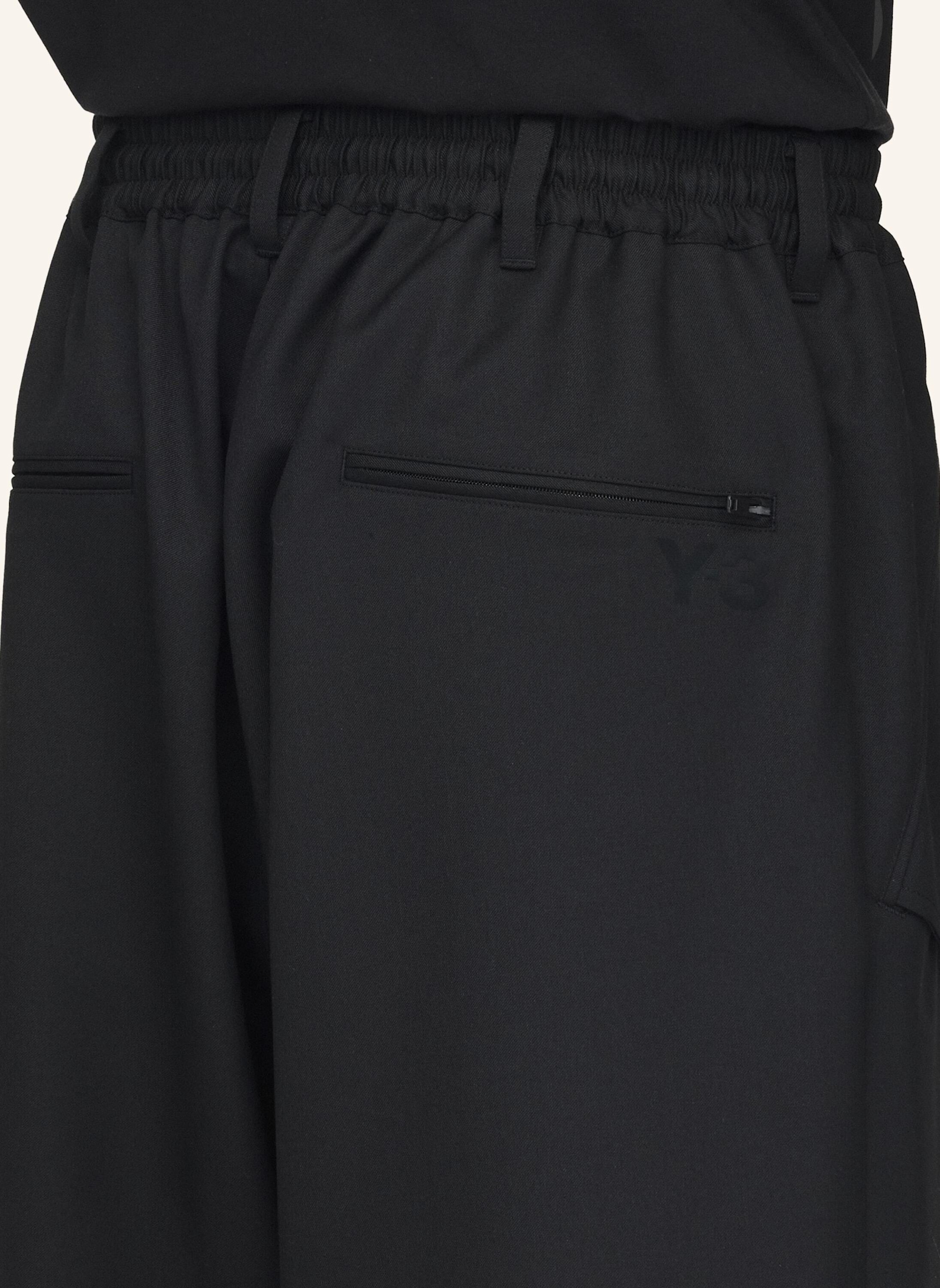 Thumbnail - Y-3 Y-3 Refined Wool Straight Leg Hose schwarz