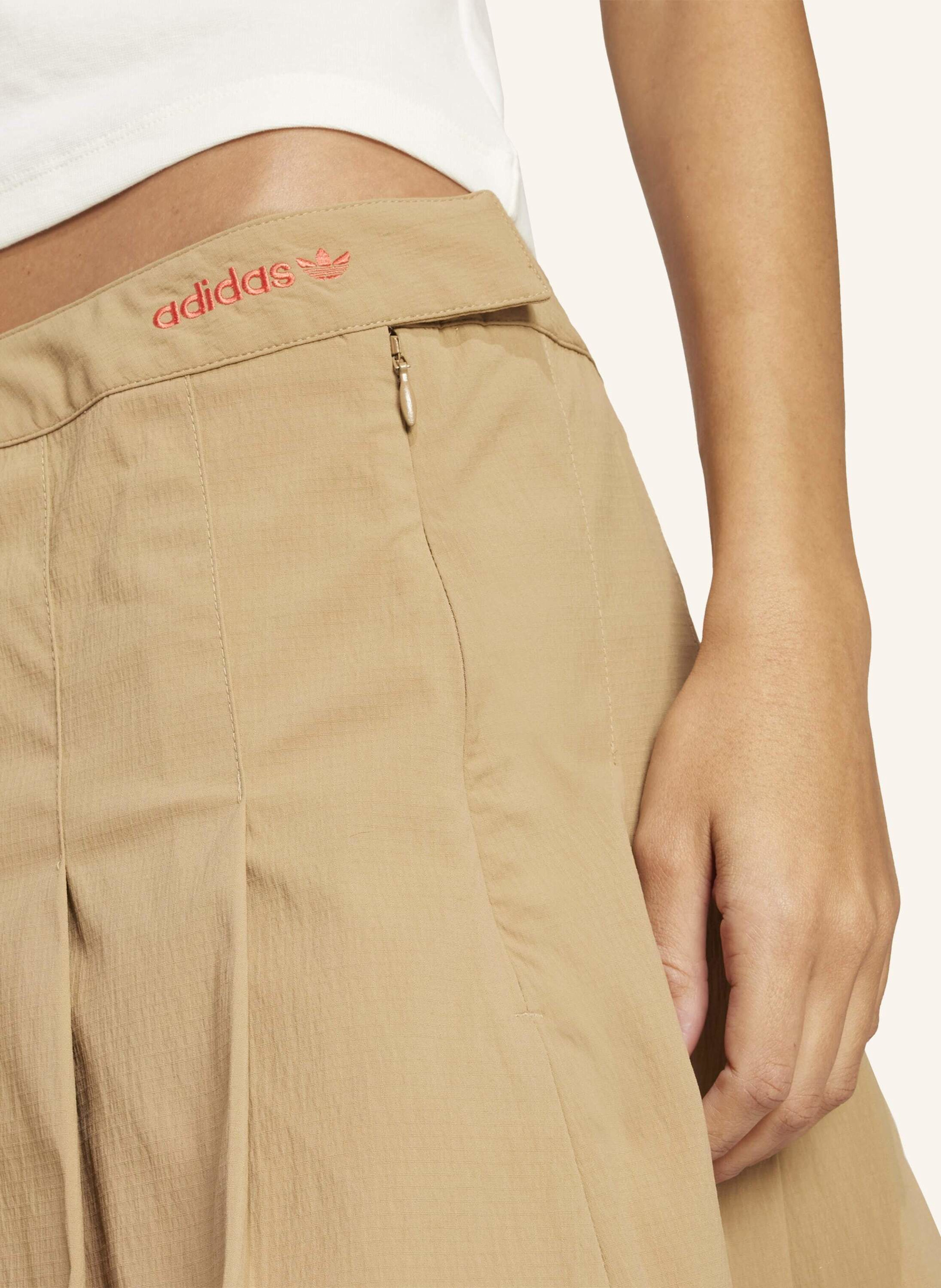 Thumbnail - Adidas Originals Faltenrock beige