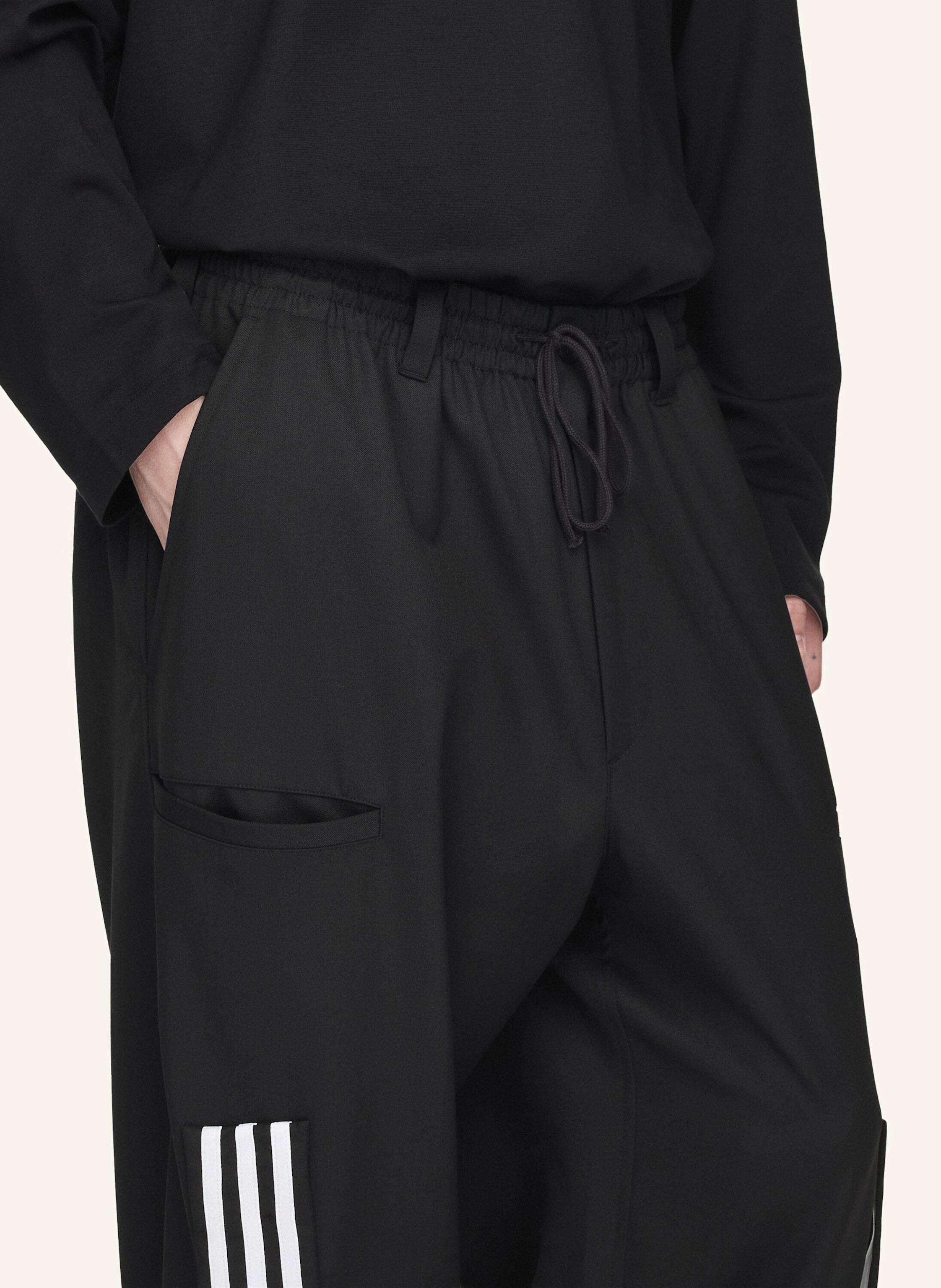 Thumbnail - Y-3 Y-3 Refined Wool Cuffed Hose schwarz