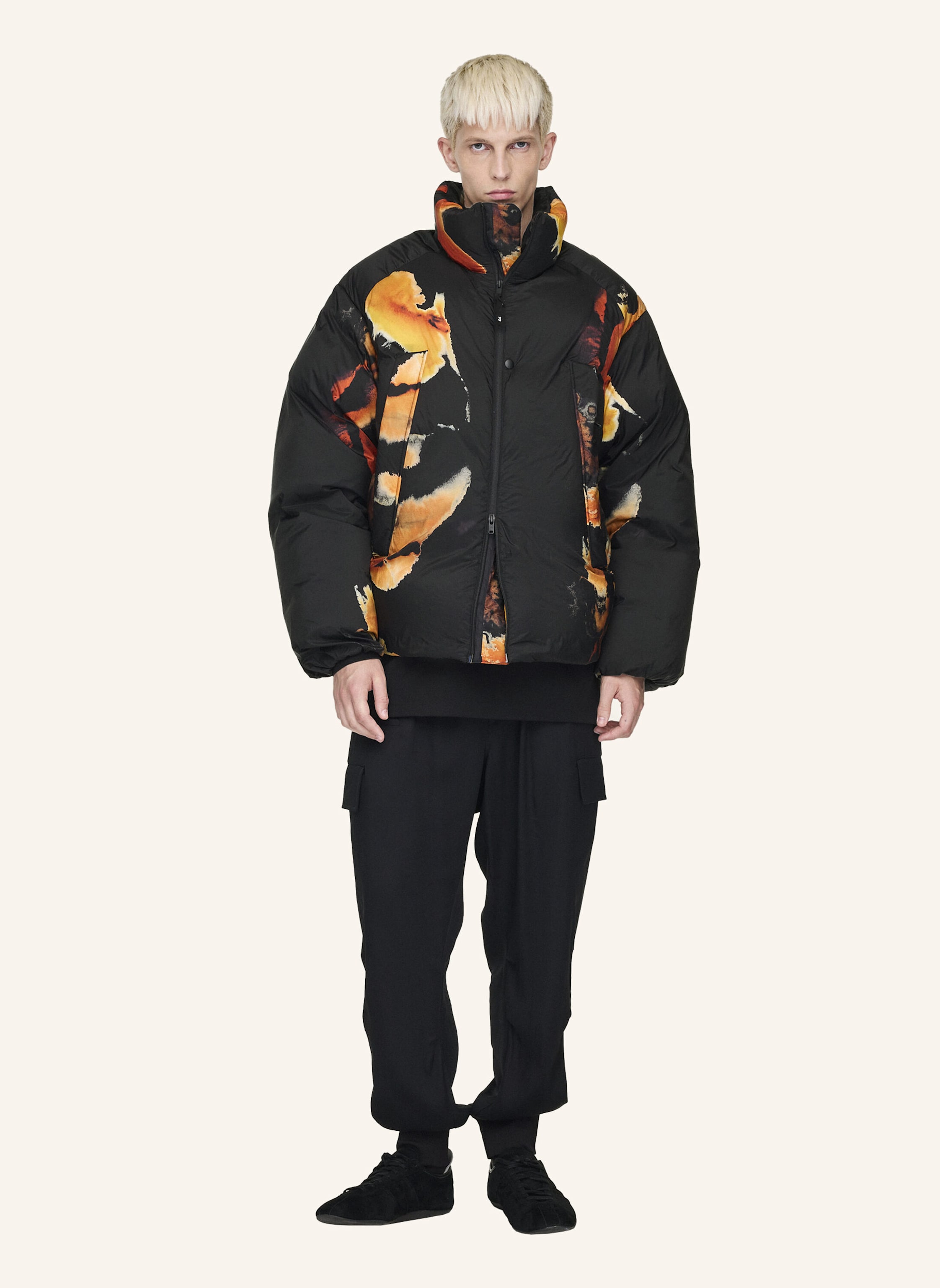 Thumbnail - Y-3 Y-3 Aop Puffer Jacke weiss