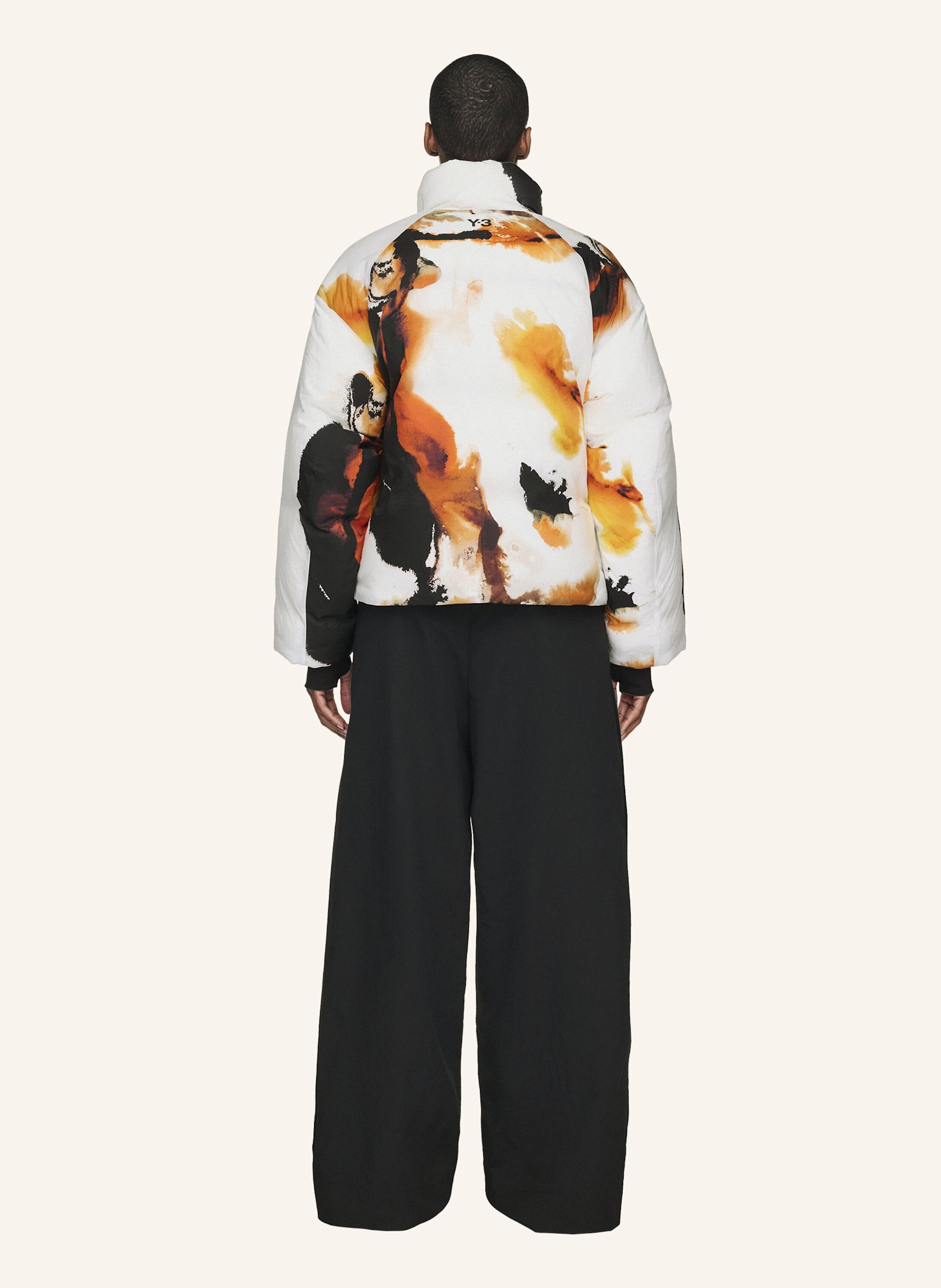 Thumbnail - Y-3 Y-3 Aop Pufferjacke weiss