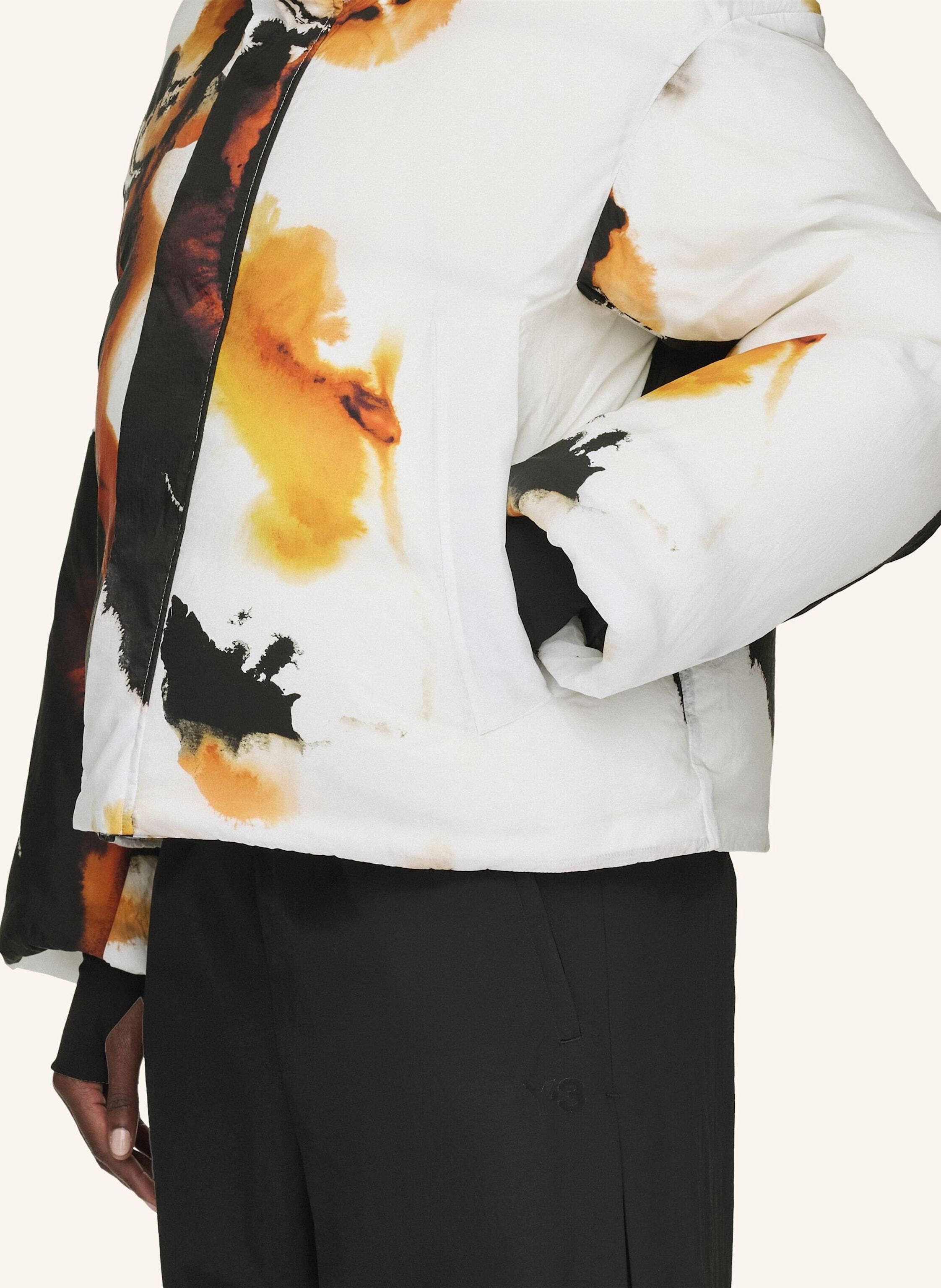 Thumbnail - Y-3 Y-3 Aop Pufferjacke weiss