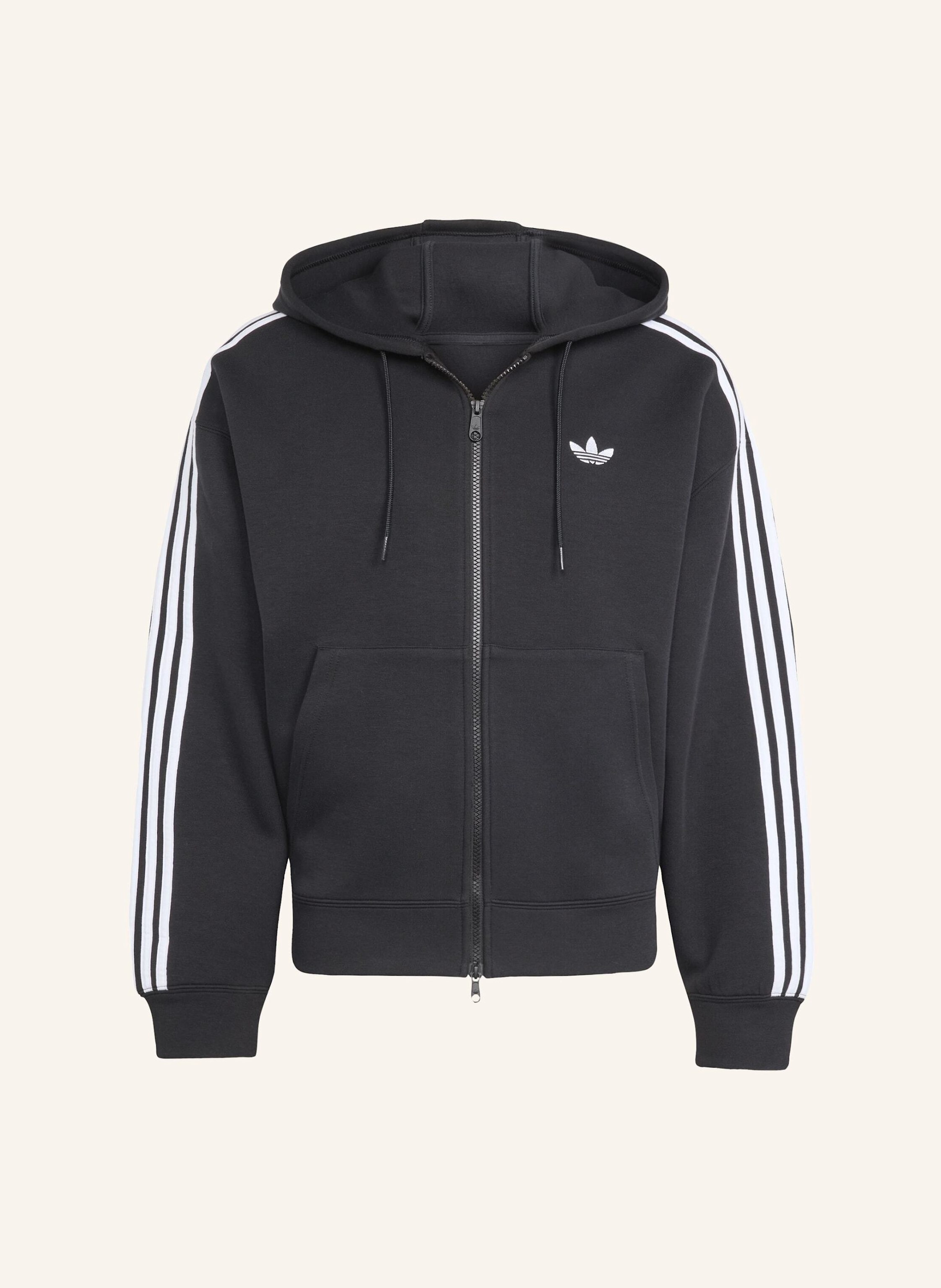 Adidas Originals Adidas Adicolor Spacer Kapuzenjacke, Oversized schwarz