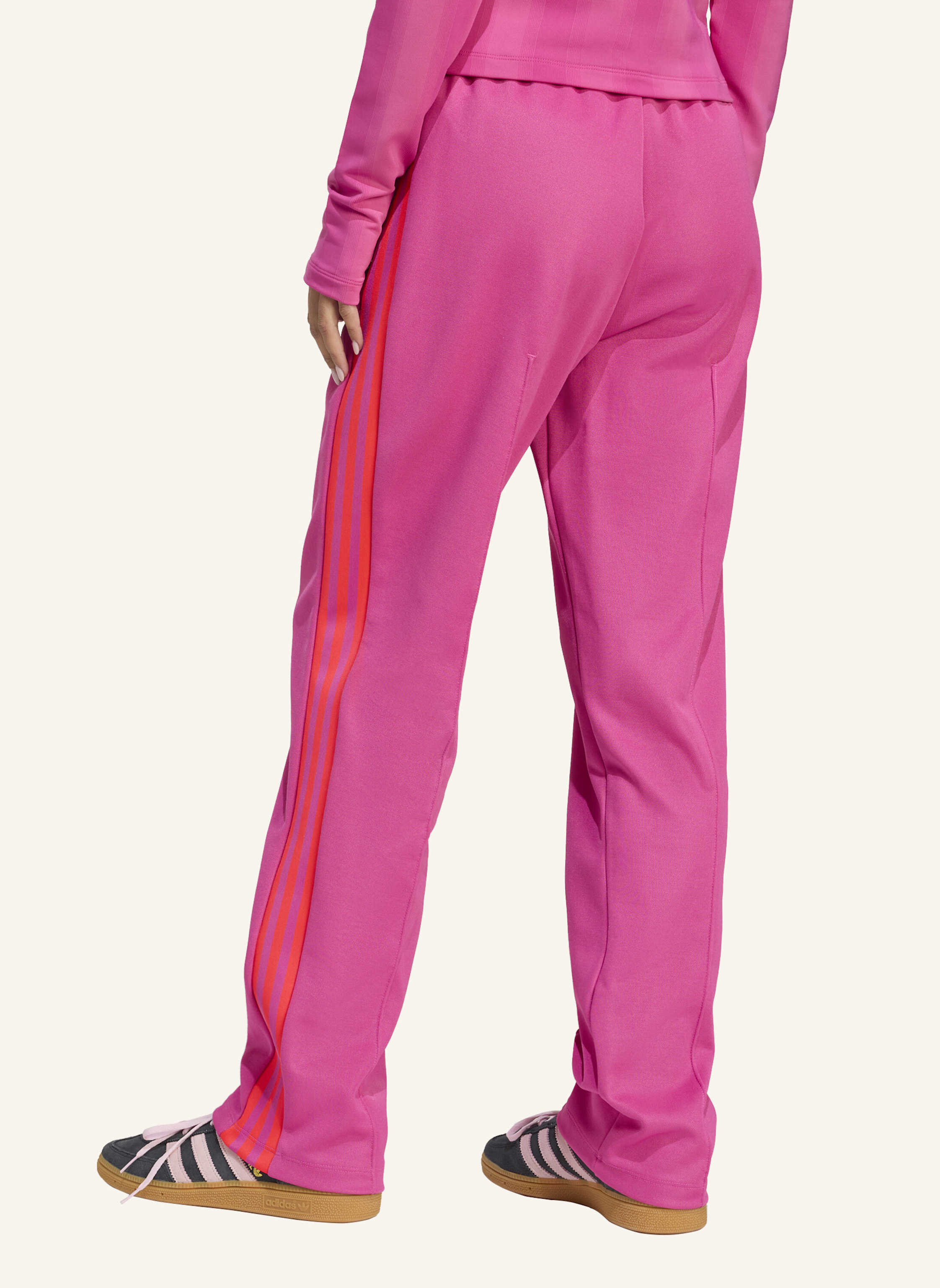 Thumbnail - Adidas Originals Track Pants Graphic Crest pink