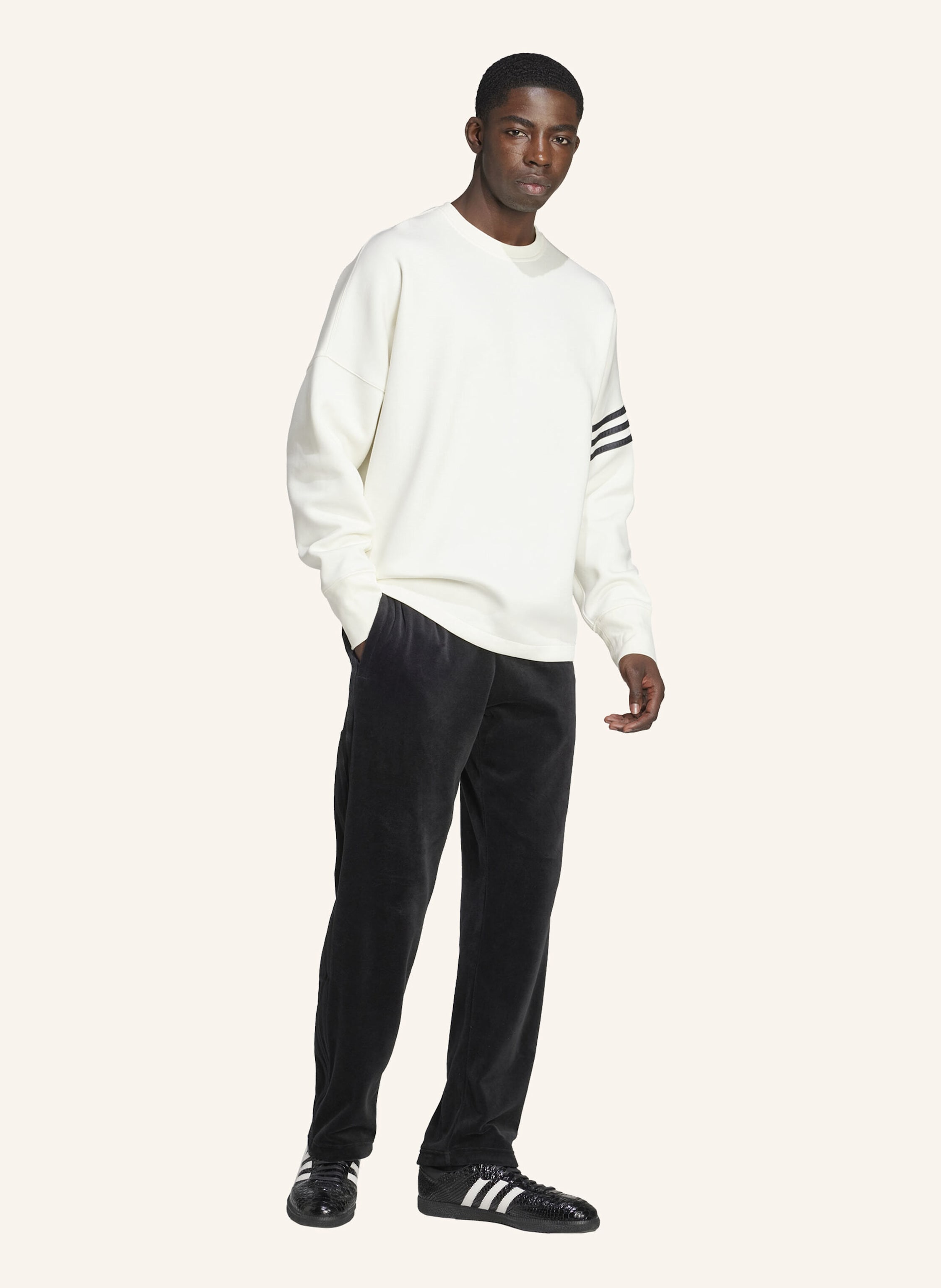 Thumbnail - Adidas Originals Neuclassics Langärmeliges Oversize Sweatshirt weiss