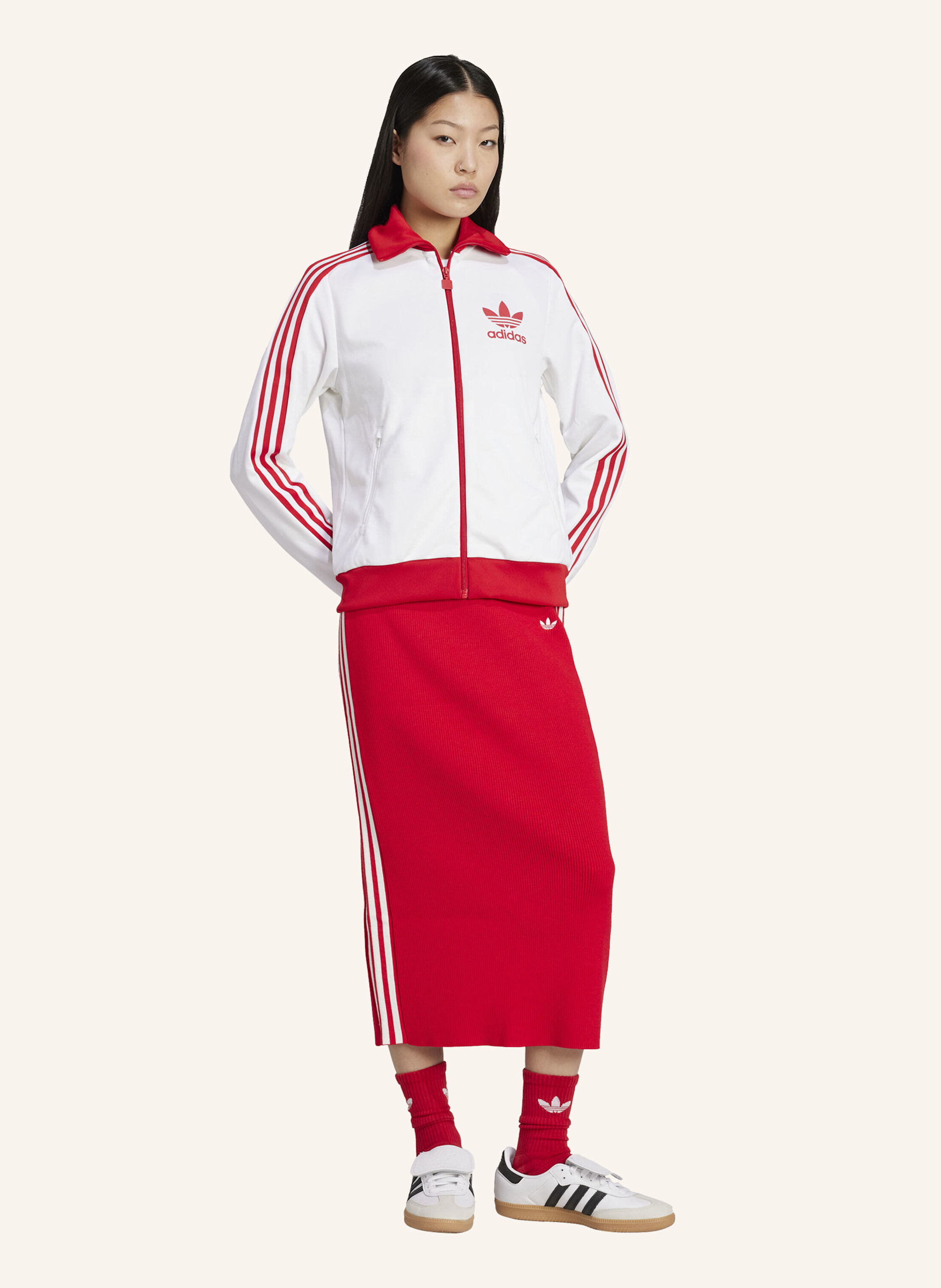 Thumbnail - Adidas Originals Kultiges Track Top weiss