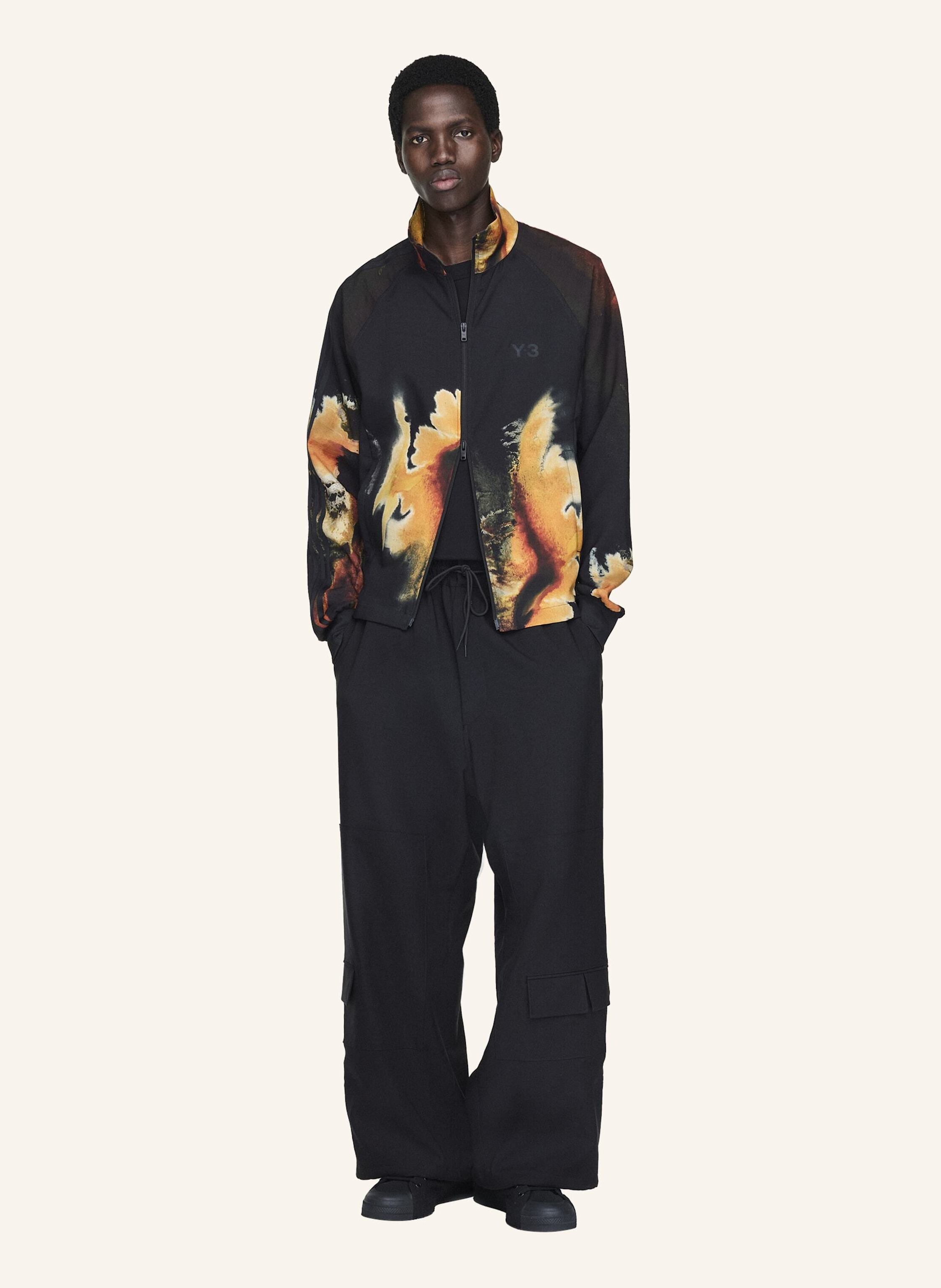 Thumbnail - Y-3 Y-3 Aop Track Top – 3-Streifen schwarz