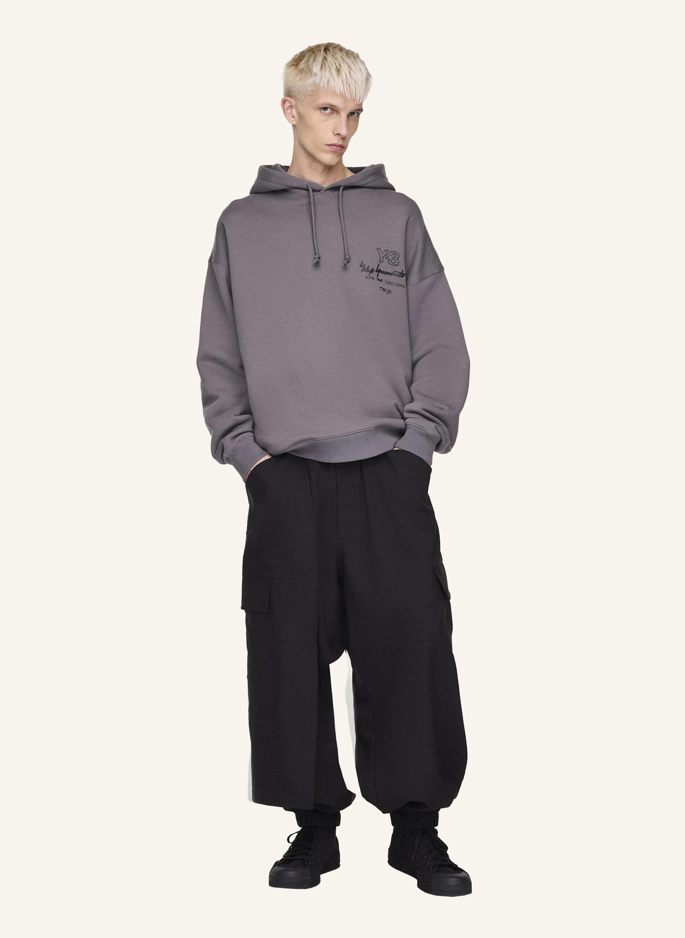 Thumbnail - Y-3 Y-3 Graphic Ft Hoodie grau