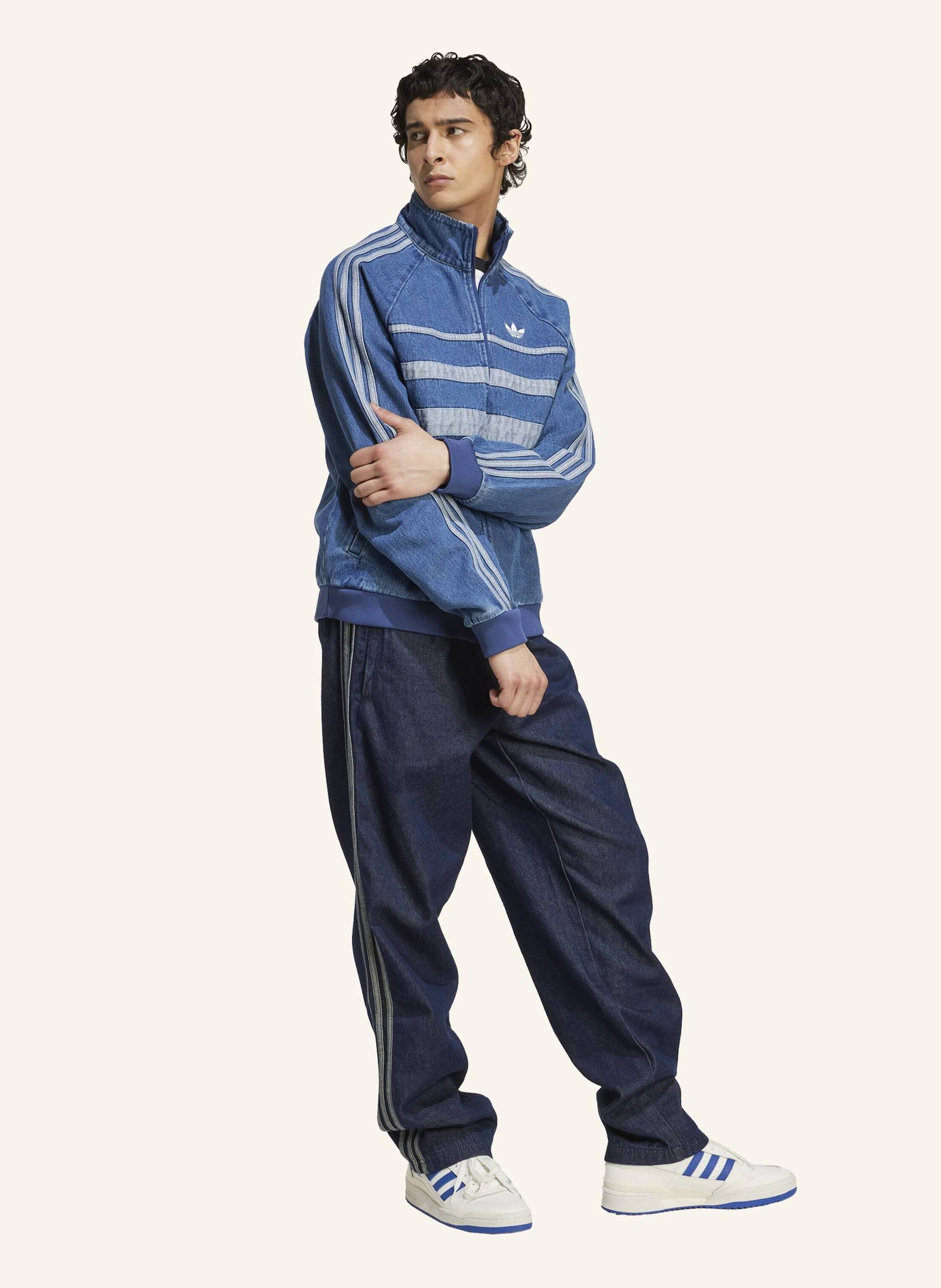 Thumbnail - Adidas Originals Adidas Adicolor First Blue Denim Track Top weiss