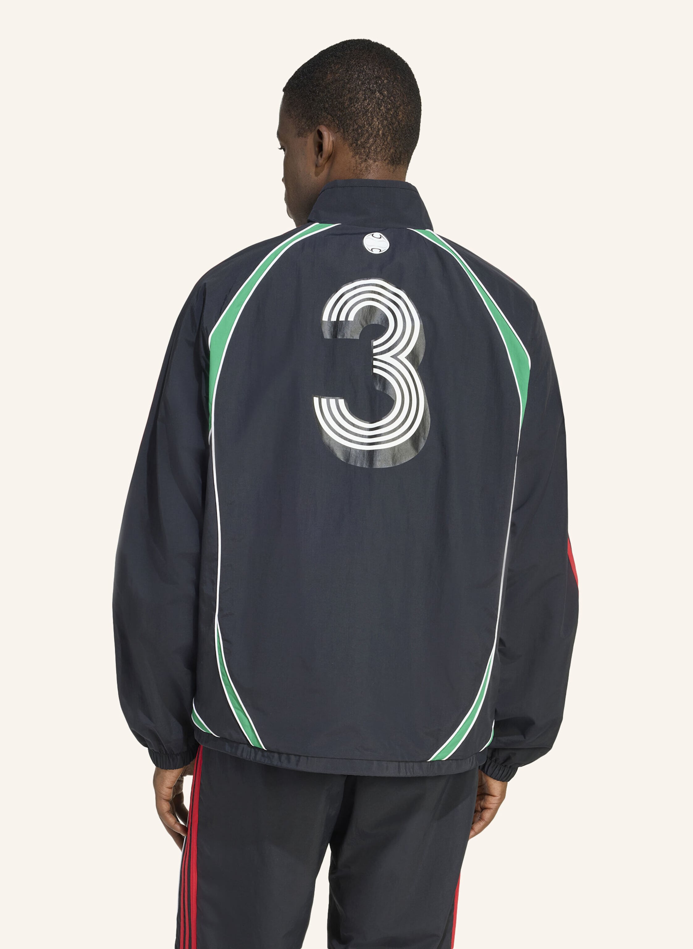 Thumbnail - Adidas Originals Teamgeist Moto Track Top schwarz