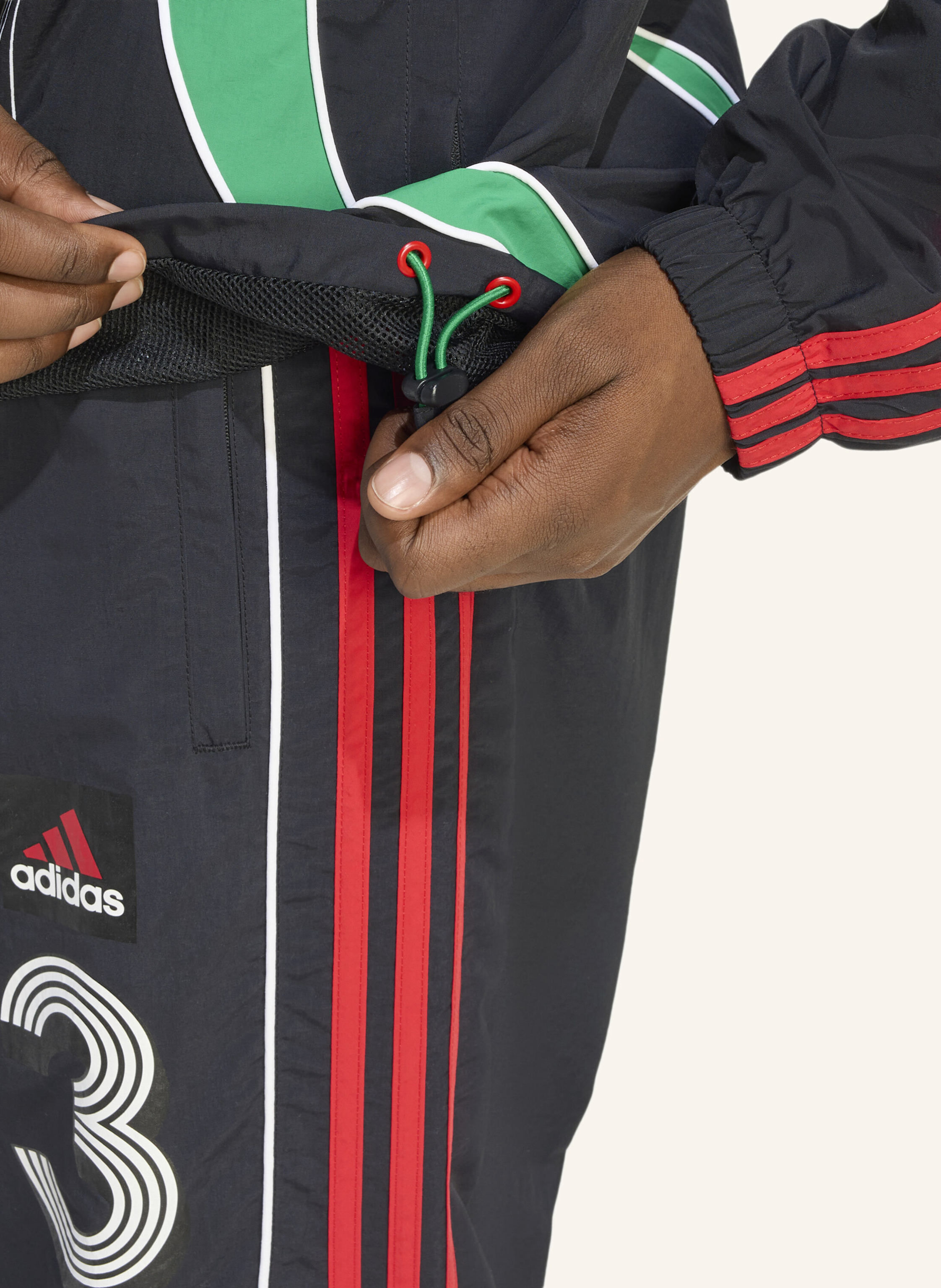 Thumbnail - Adidas Originals Teamgeist Moto Track Top schwarz