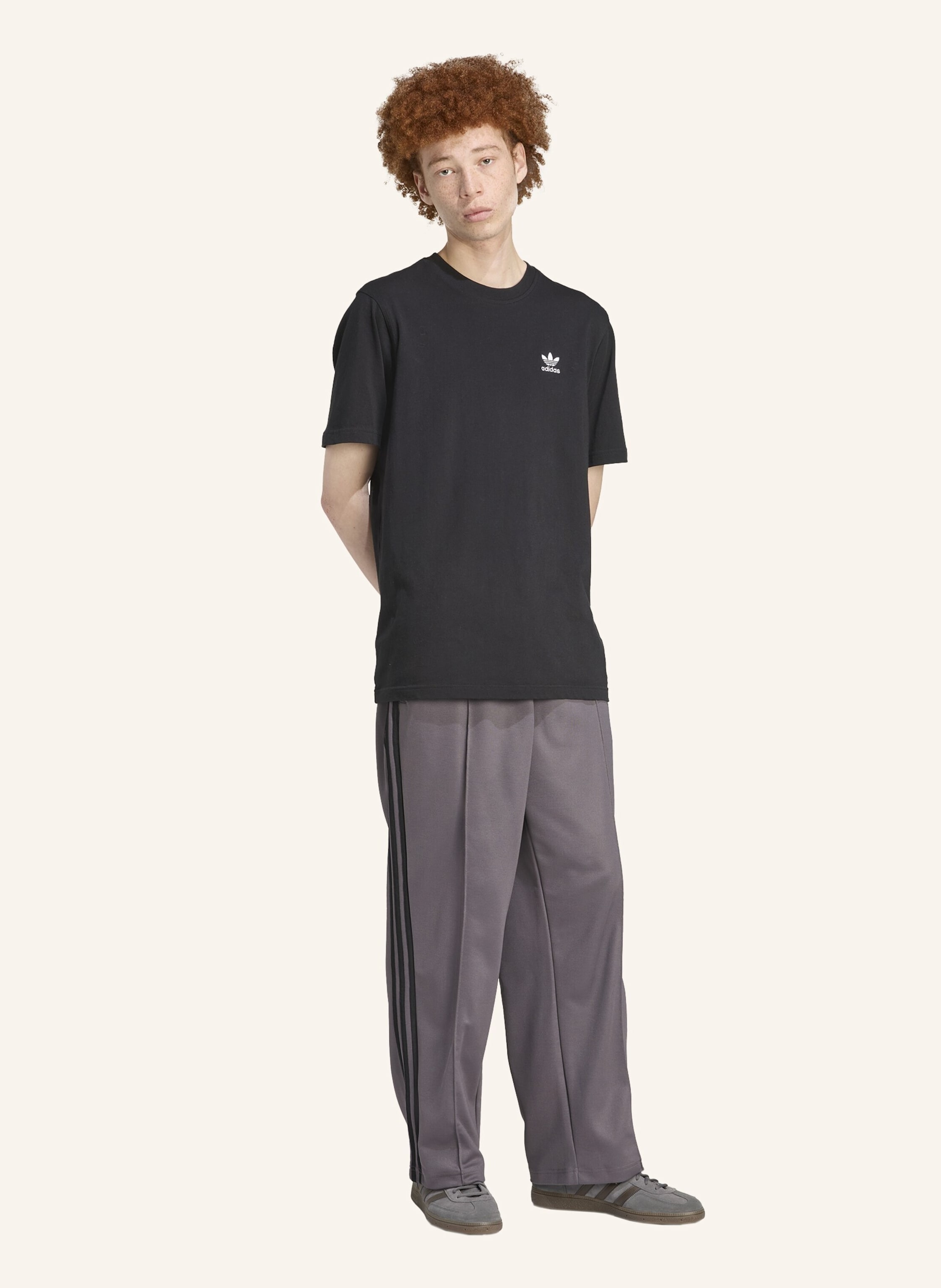 Thumbnail - Adidas Originals Track Pants Adicolor Firebird grau