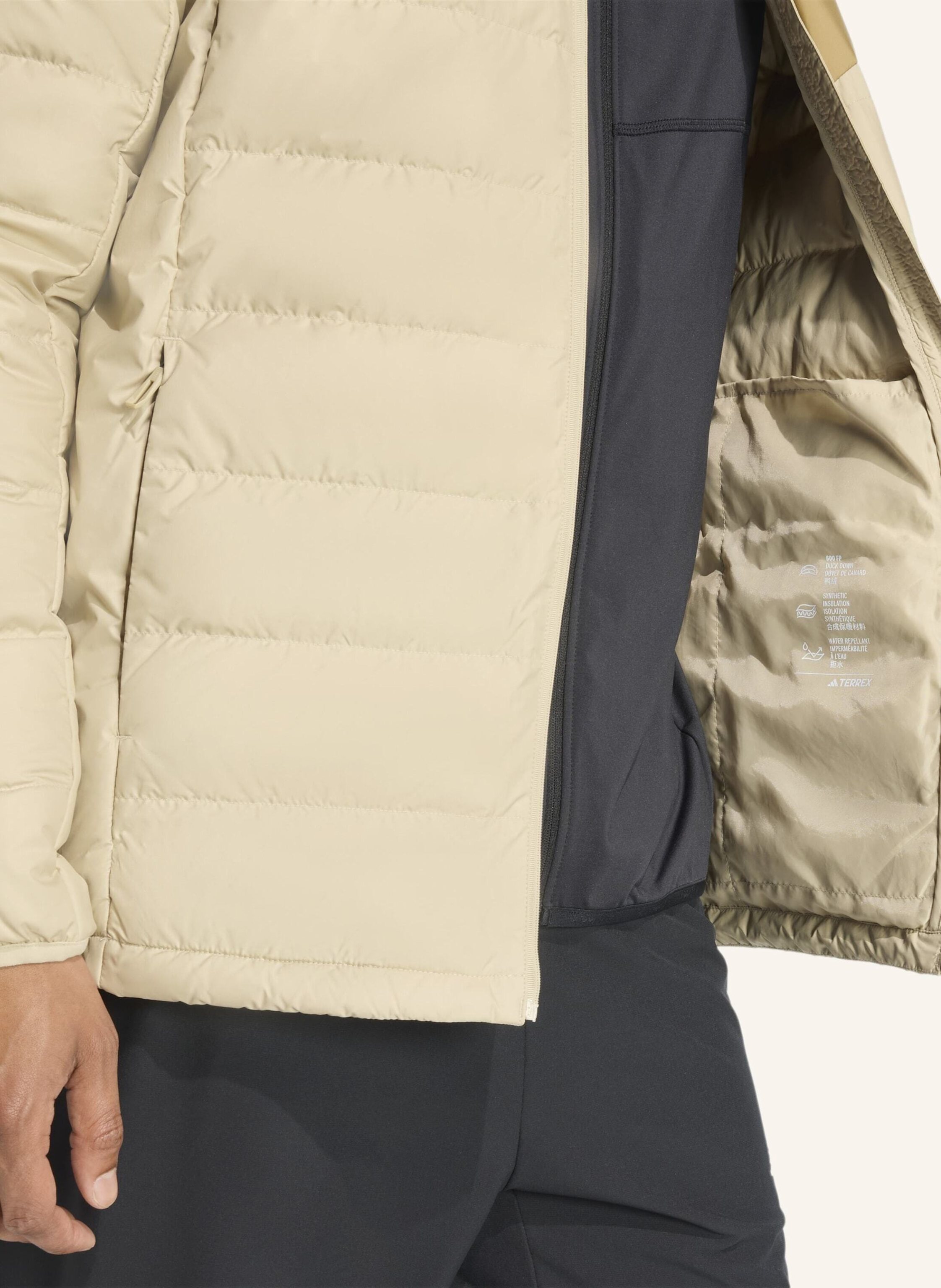 Thumbnail - Adidas Terrex Terrex Multi Light Down Climawarm Jacke beige