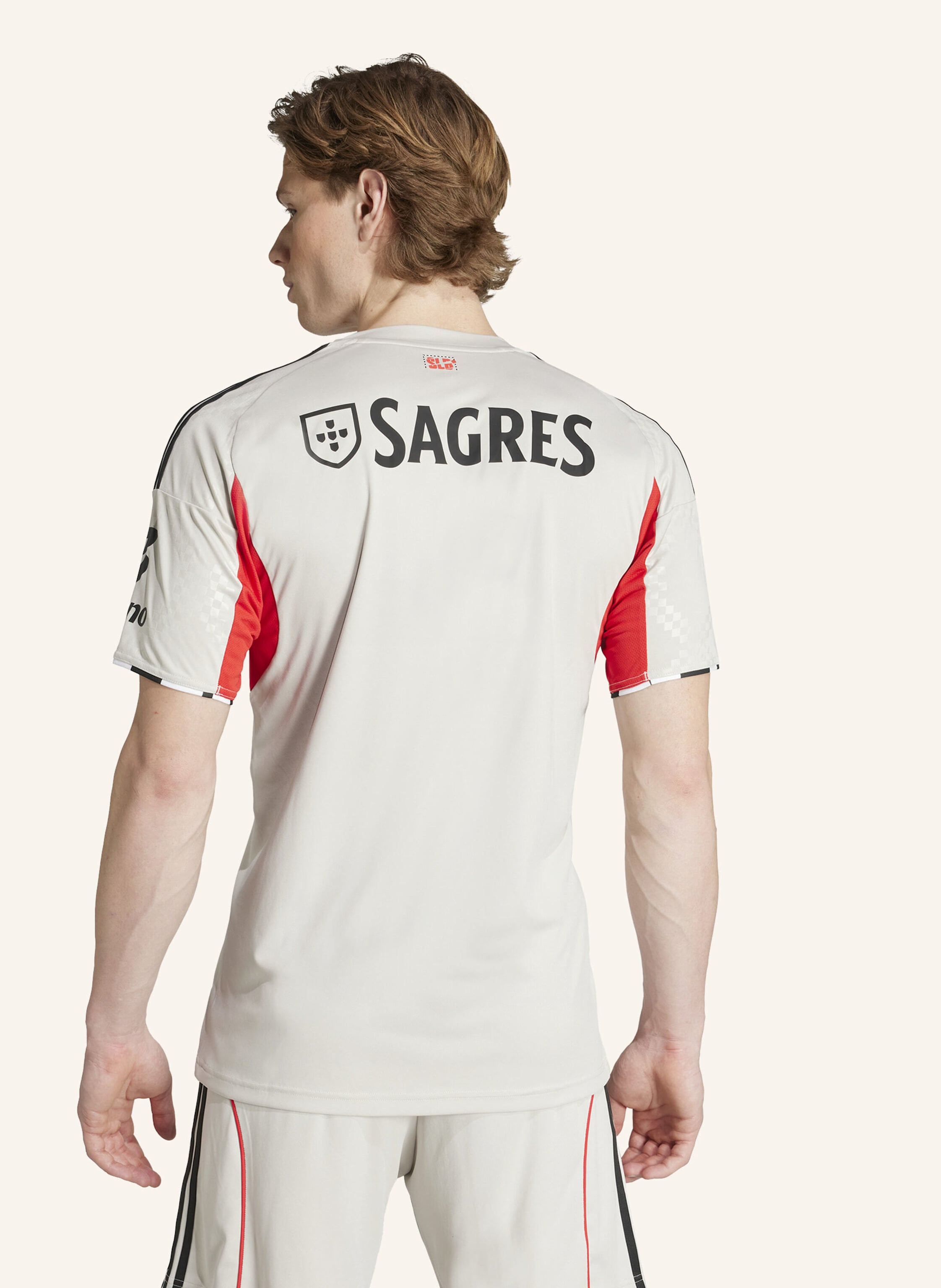 Thumbnail - Adidas Benfica Lissabon 25/26 Auswärtstrikot beige