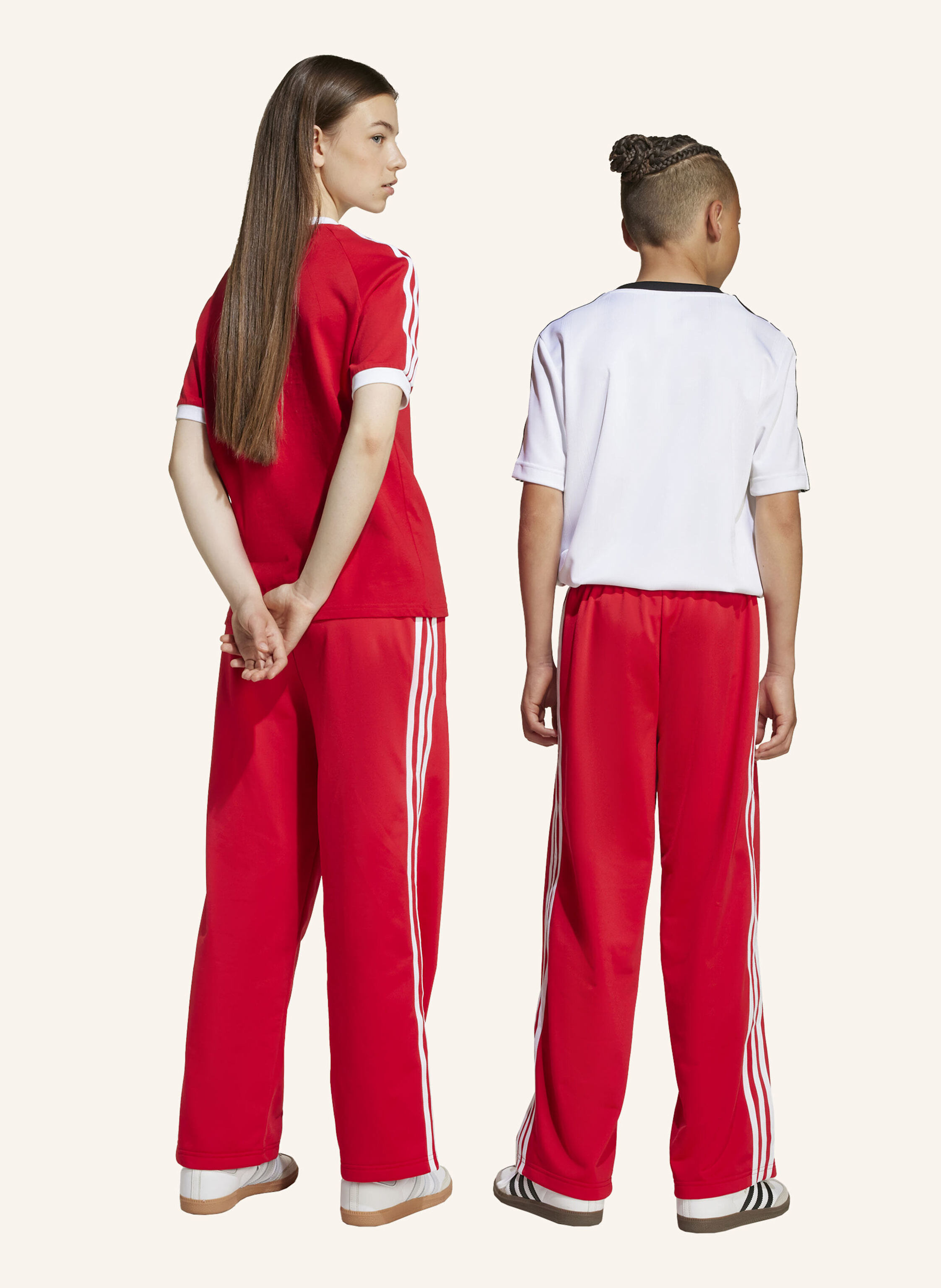 Thumbnail - Adidas Originals Adicolor Loose Firebird Hose Für Kinder Und Teens rot