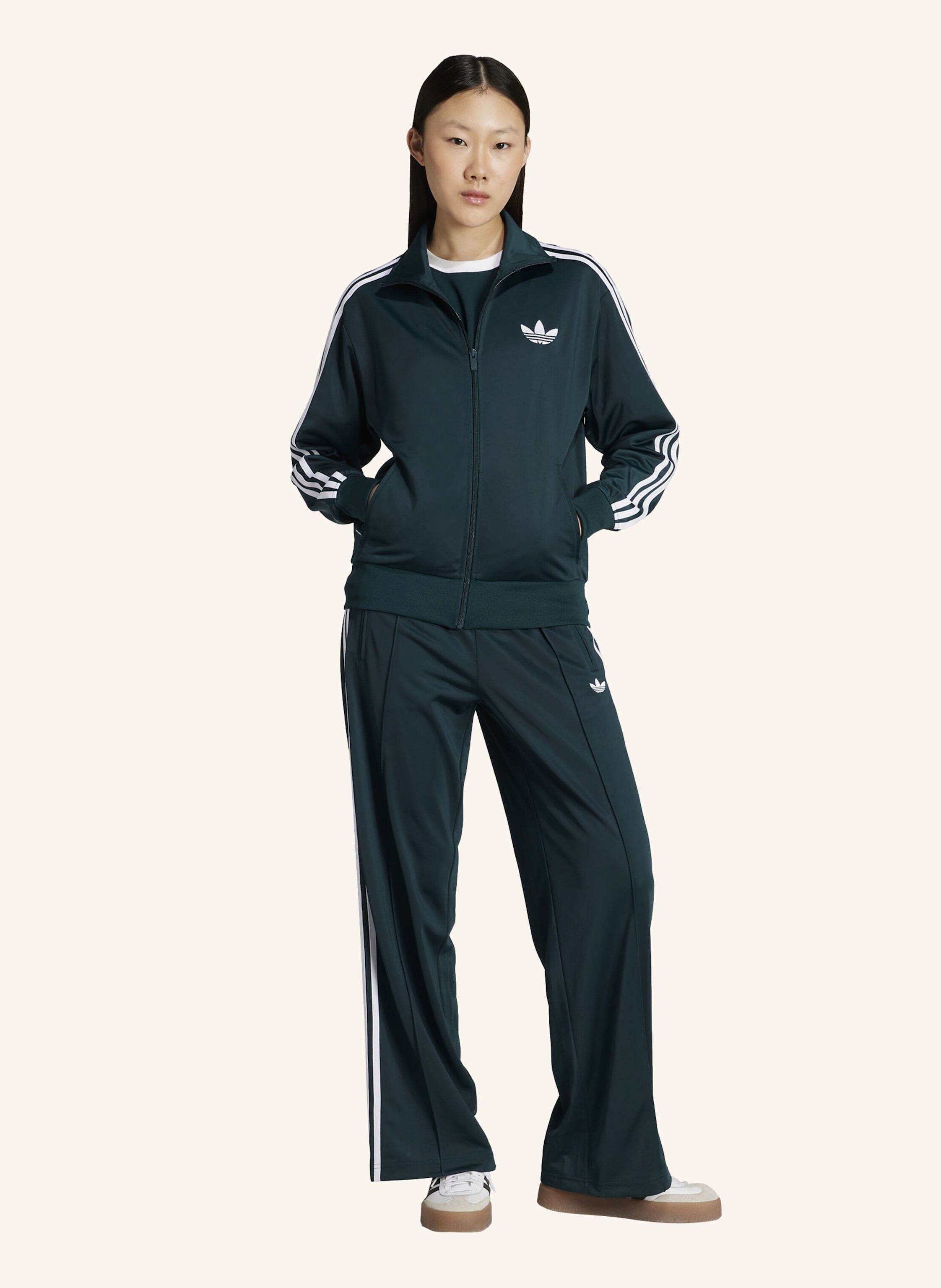 Thumbnail - Adidas Originals Track Pants Firebird Adicolor Loose gruen