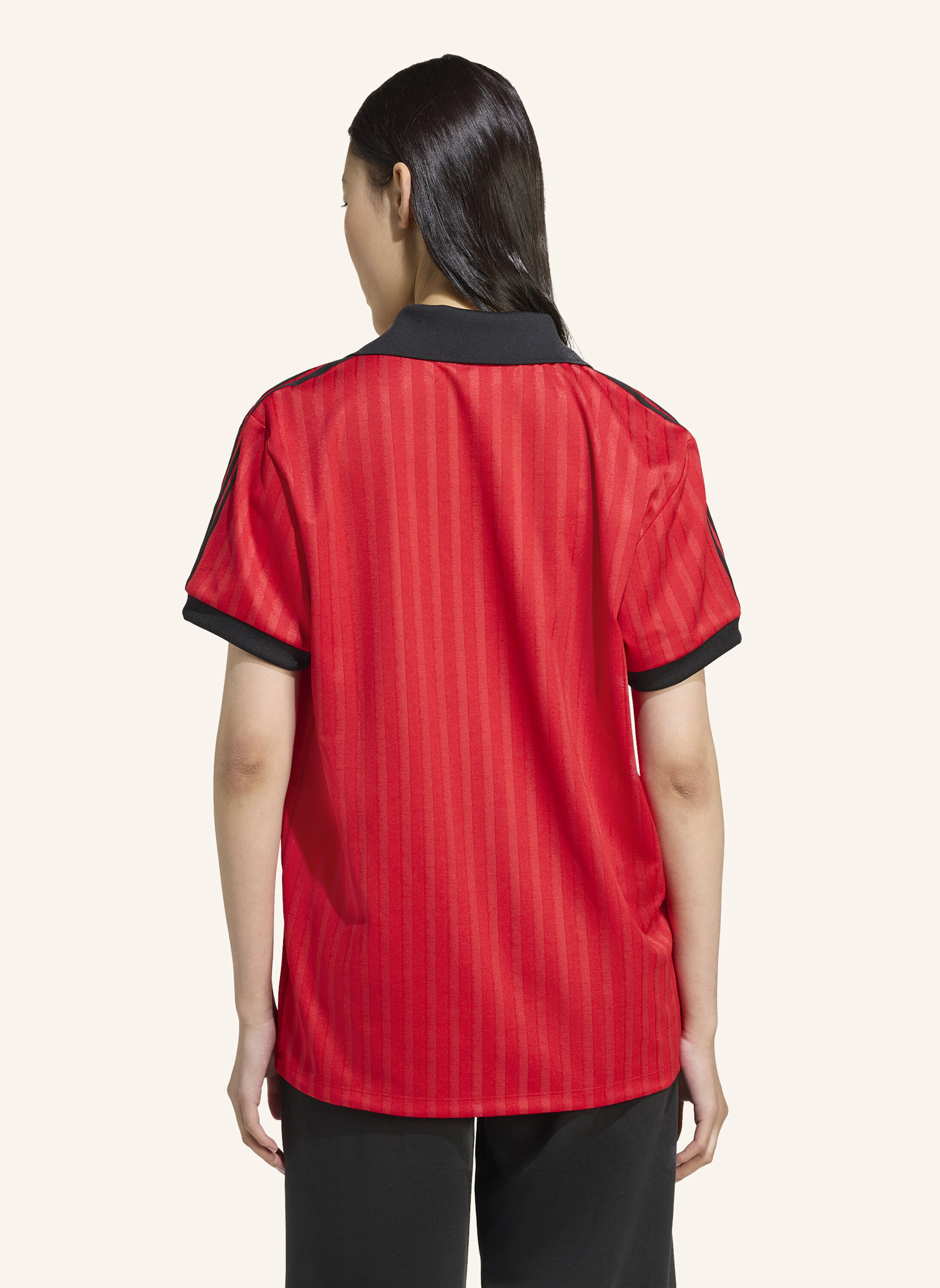 Thumbnail - Adidas Originals Graphic Football-Inspired Jersey rot