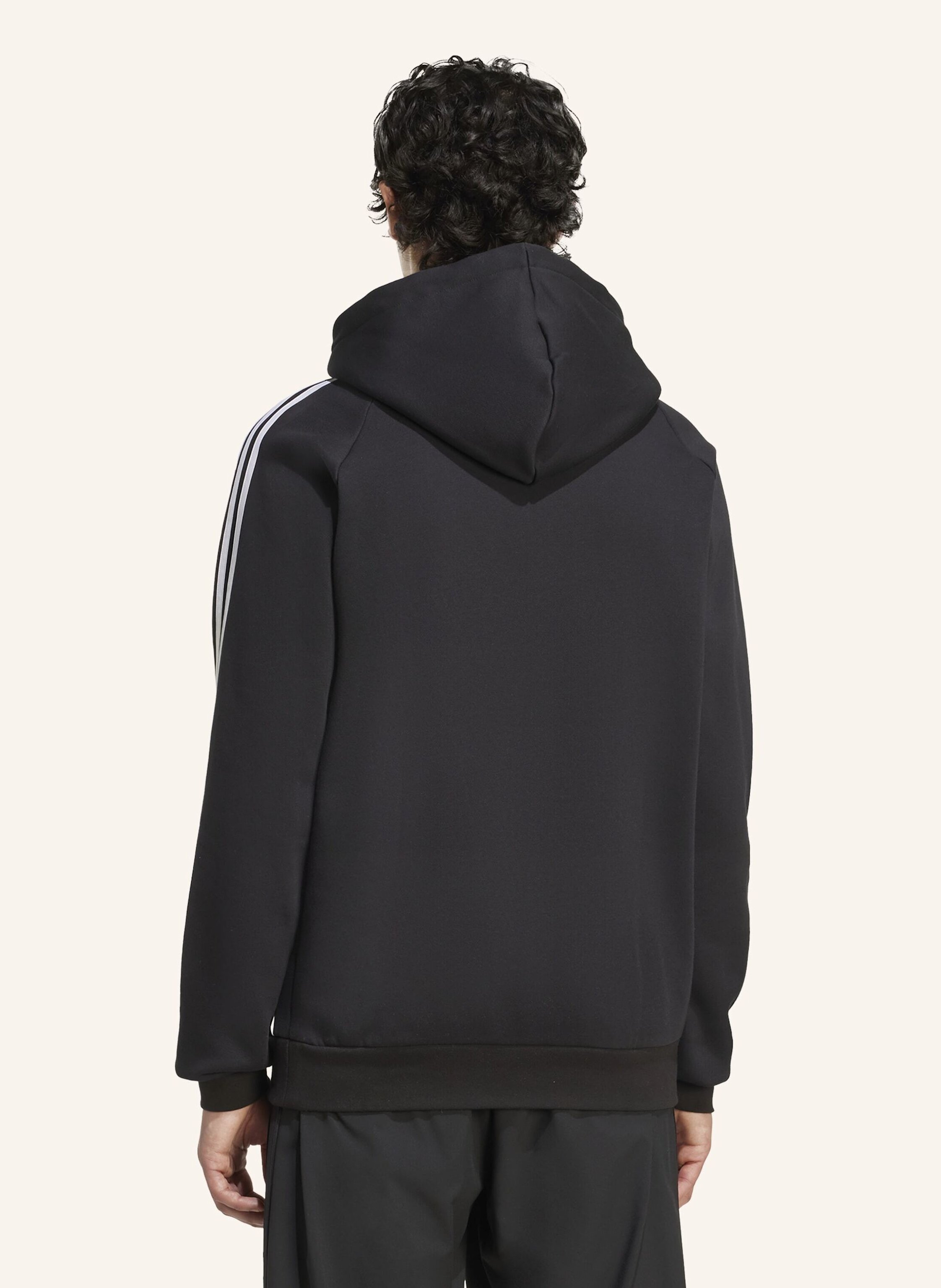 Thumbnail - Adidas Originals Adicolor Teamgeist Cut Line Hoodie schwarz