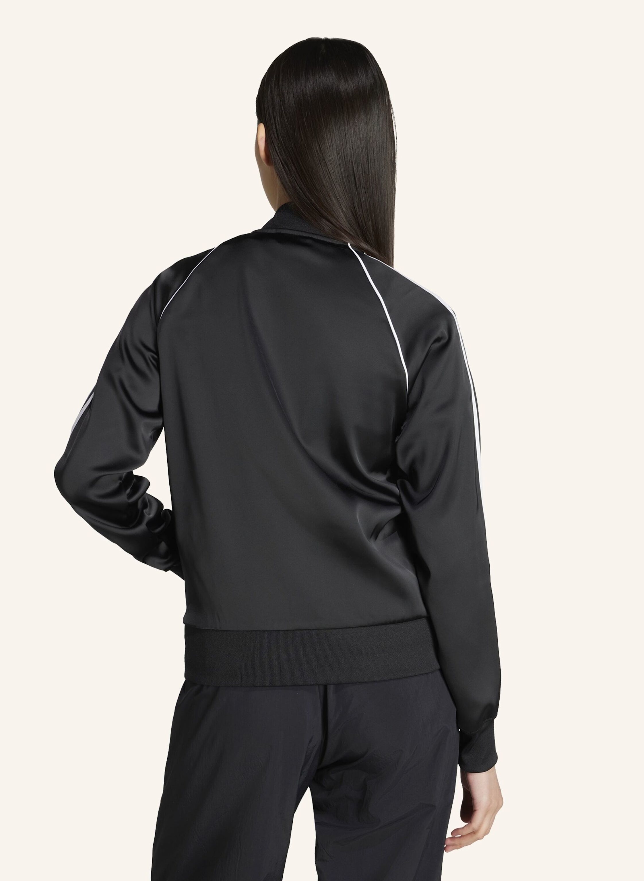 Thumbnail - Adidas Originals Trainingsjacke Sst Adicolor Aus Satin schwarz