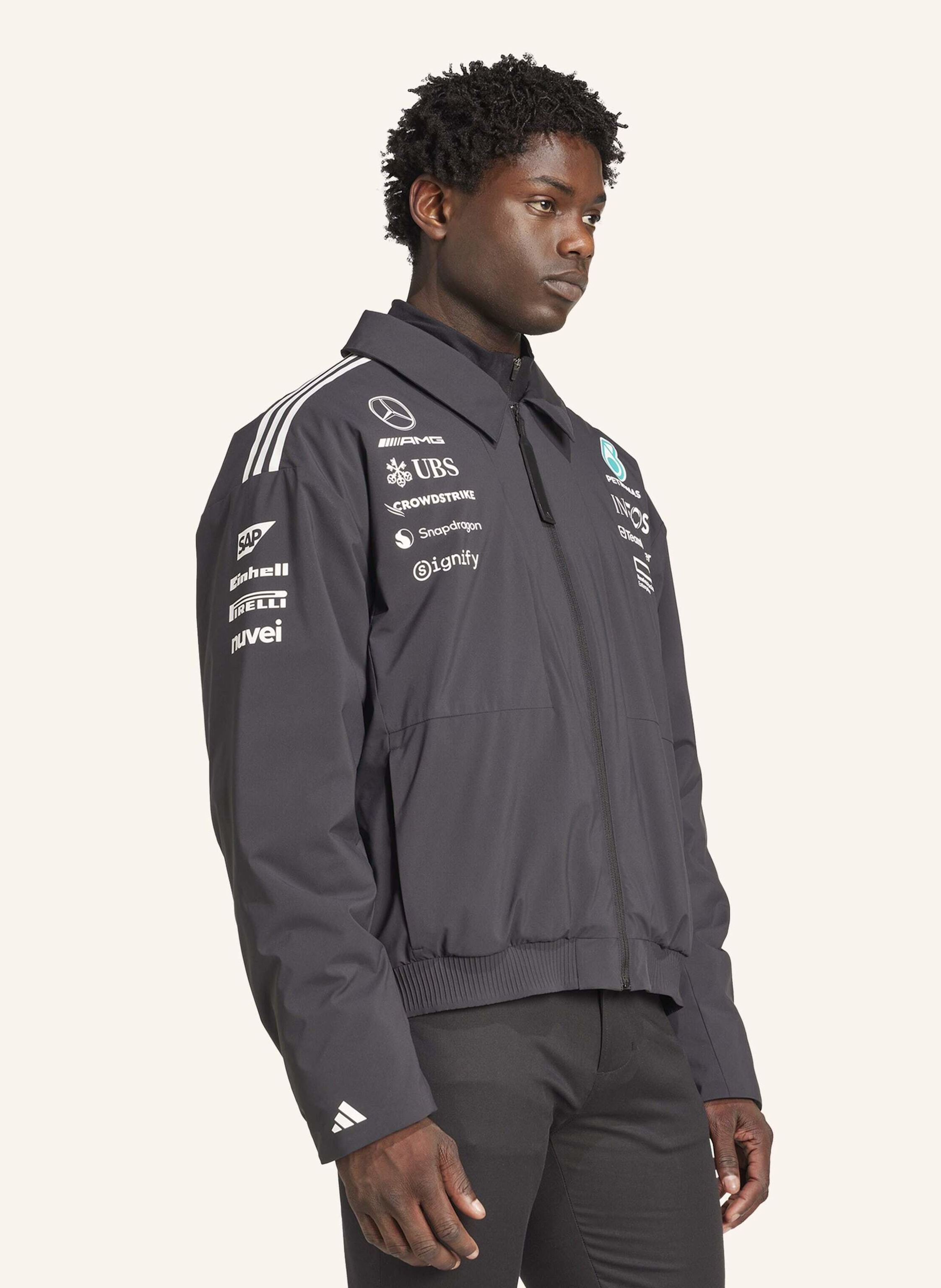Thumbnail - Adidas Mercedes - Amg Petronas Formula One Team Jacke schwarz