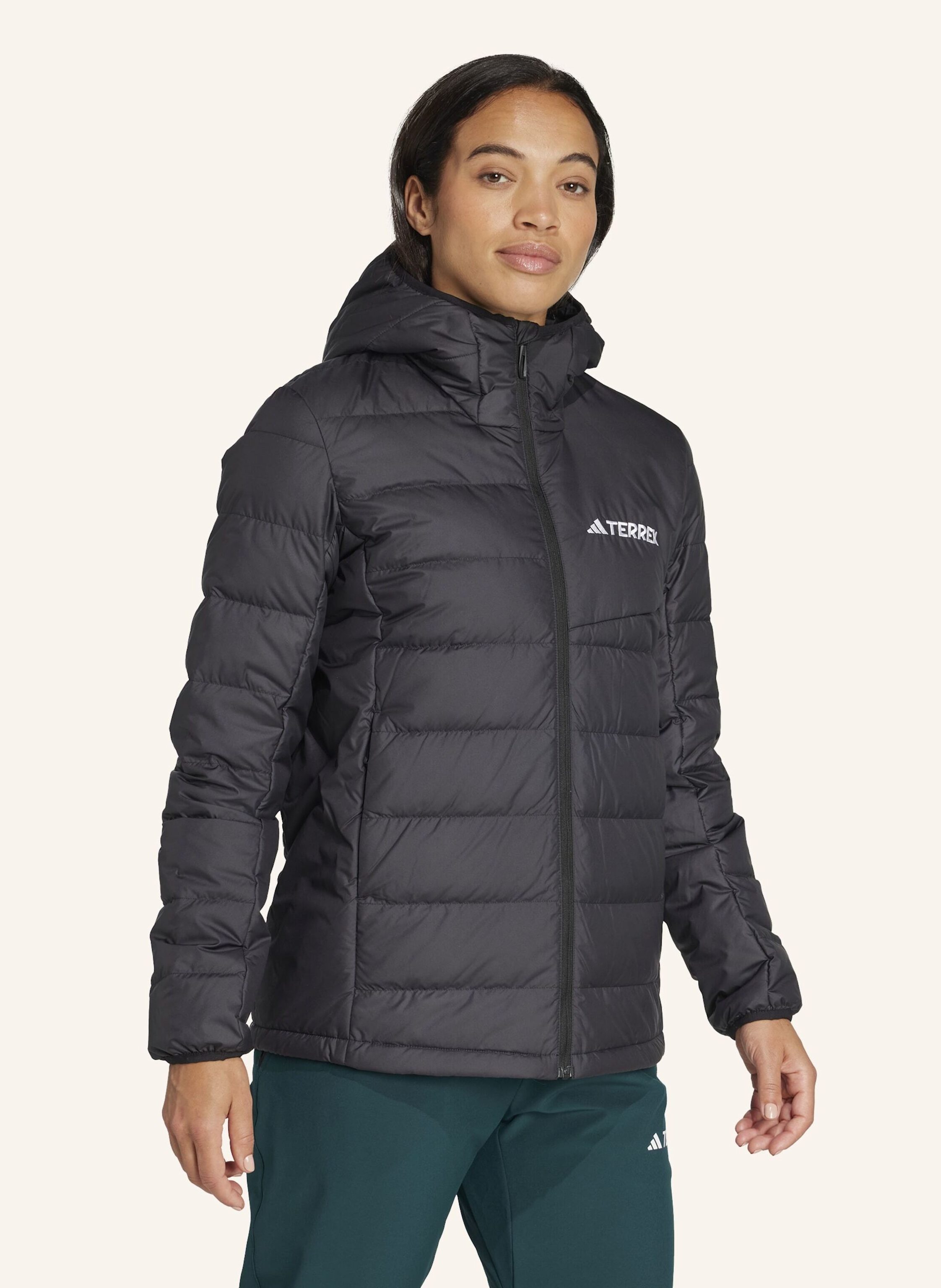 Thumbnail - Adidas Terrex Terrex Multi Light Down Climawarm Kapuzenjacke schwarz