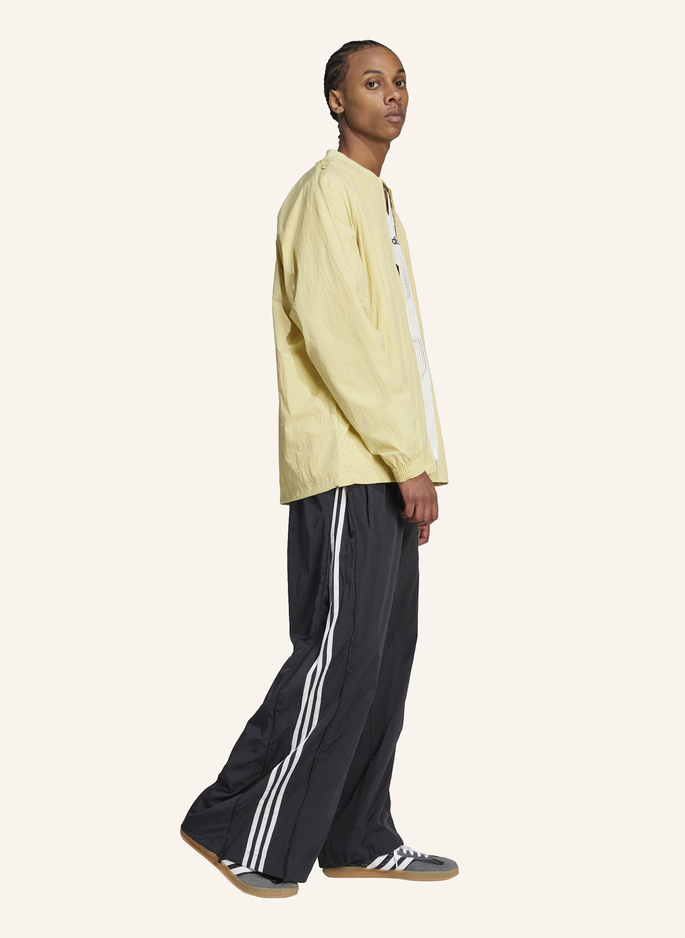 Thumbnail - Adidas Originals Adilenium Season 3 Oversized Superstar Trainingshose schwarz