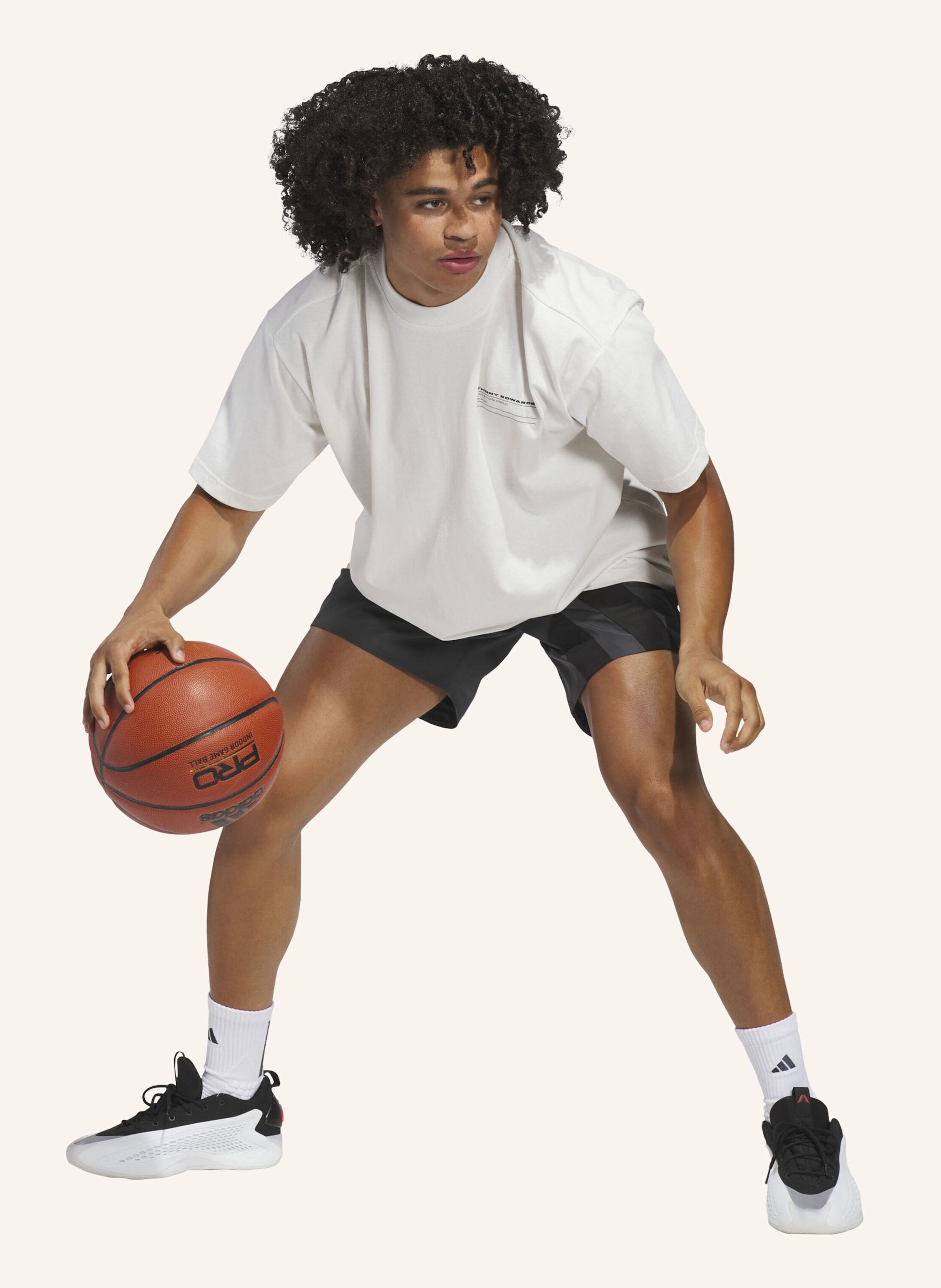 Thumbnail - Adidas Anthony Edwards Foundation Shorts grau