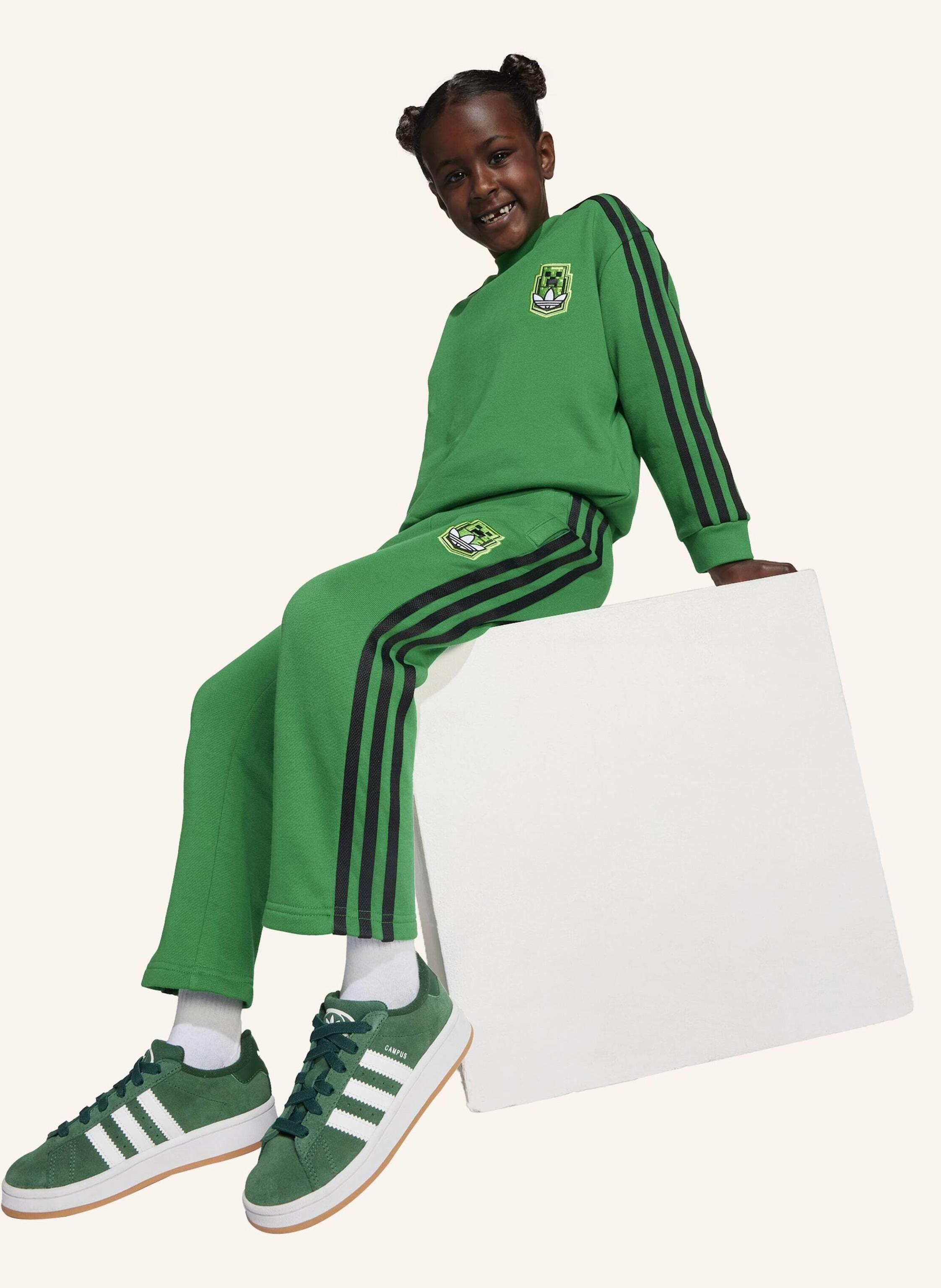 Thumbnail - Adidas Originals Adidas Originals X Minecraft Crew Set Für Kinder gruen