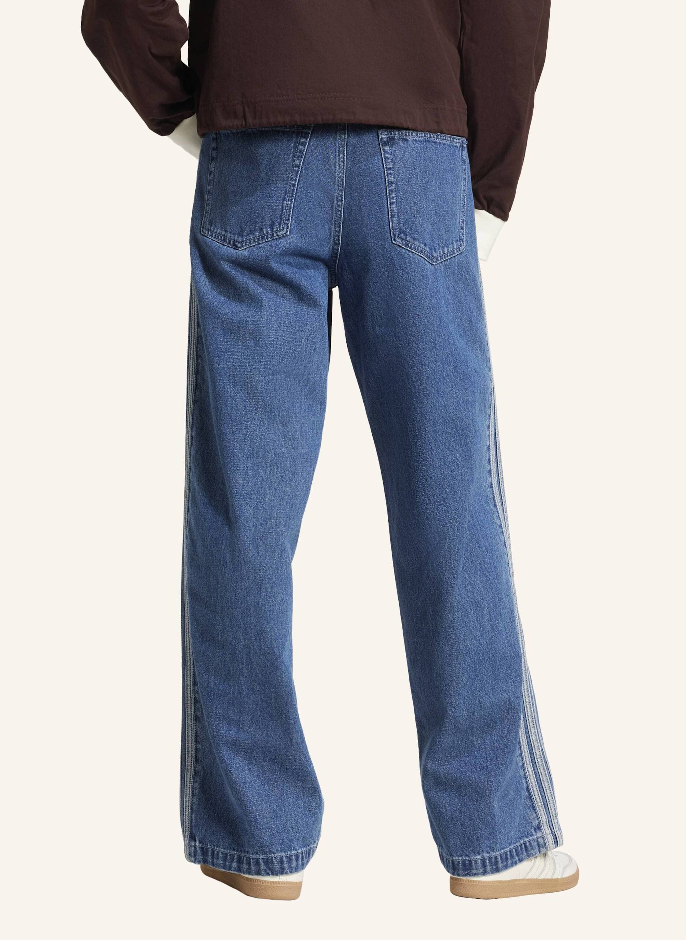 Thumbnail - Adidas Originals Adicolor Denim Firebird Hose blau