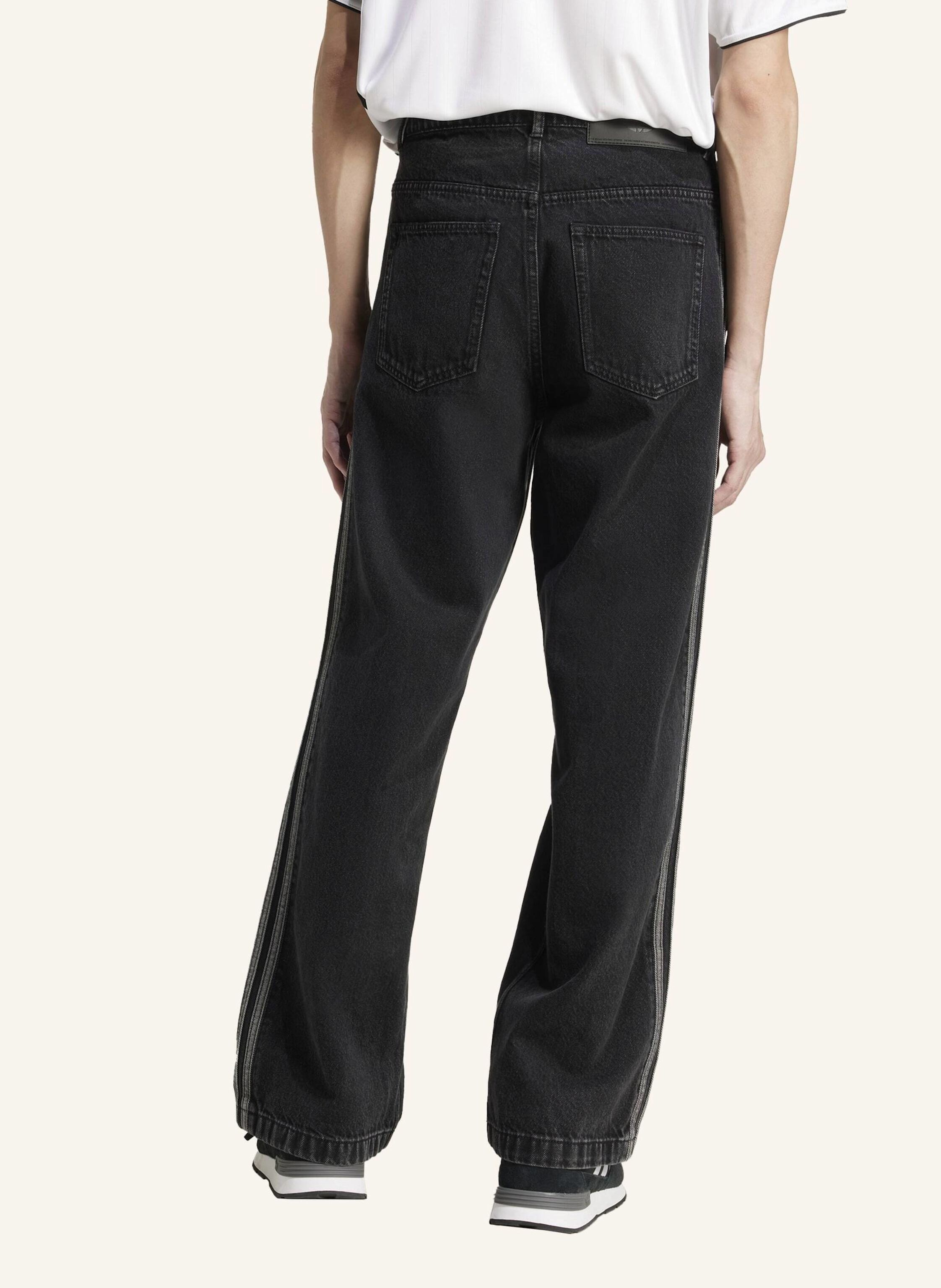 Thumbnail - Adidas Originals Adicolor Denim Firebird Hose schwarz
