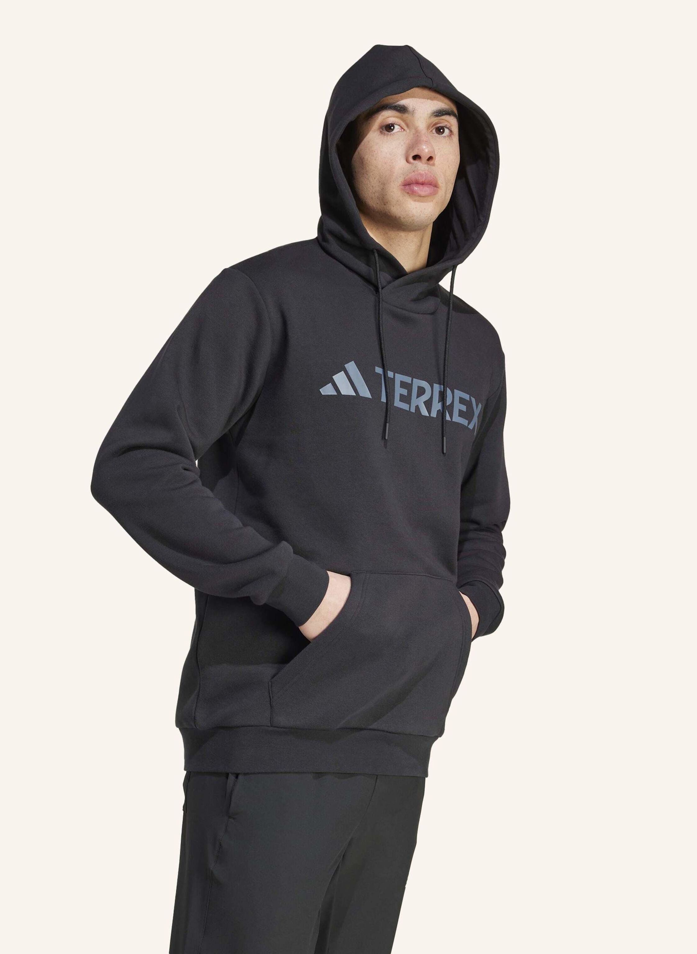 Thumbnail - Adidas Terrex Hoodie Terrex Multi Large Logo schwarz