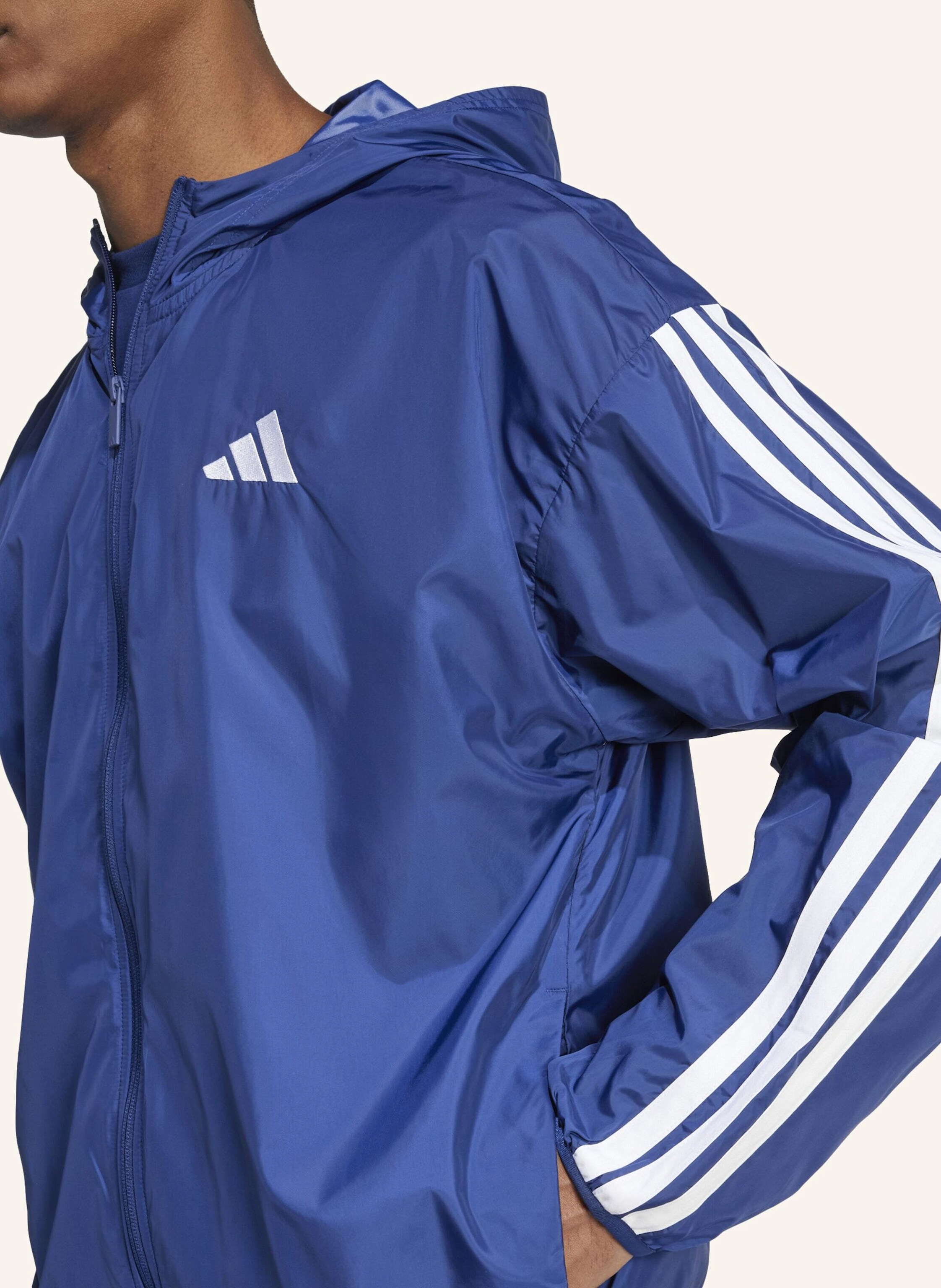 Thumbnail - Adidas Essentials 3-Streifen Windbreaker blau