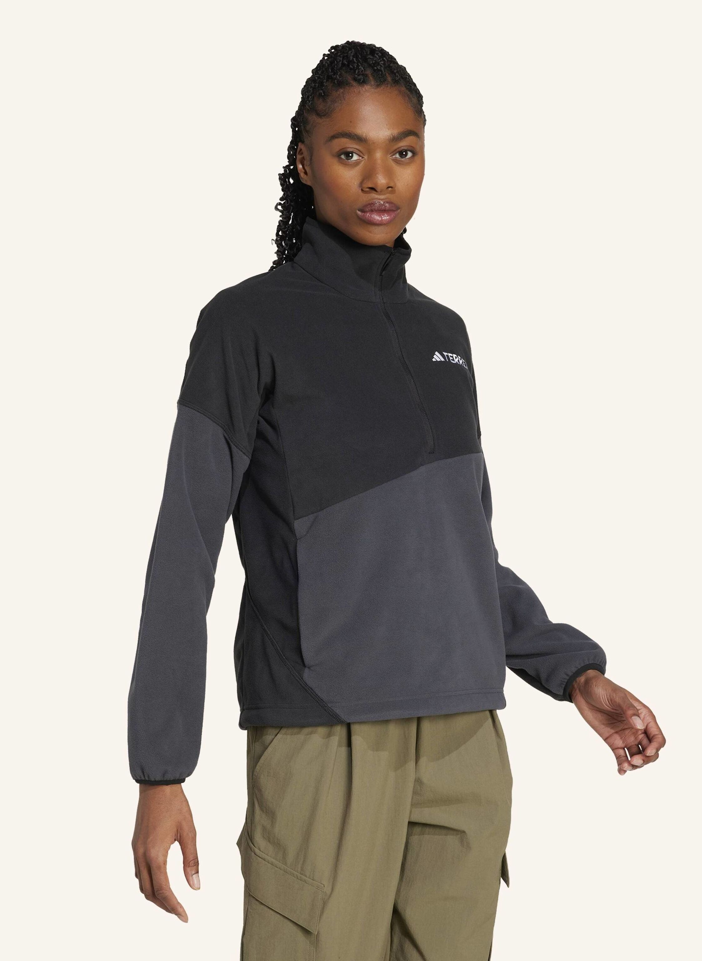 Thumbnail - Adidas Terrex Fleece-Troyer Terrex Multi Climawarm schwarz