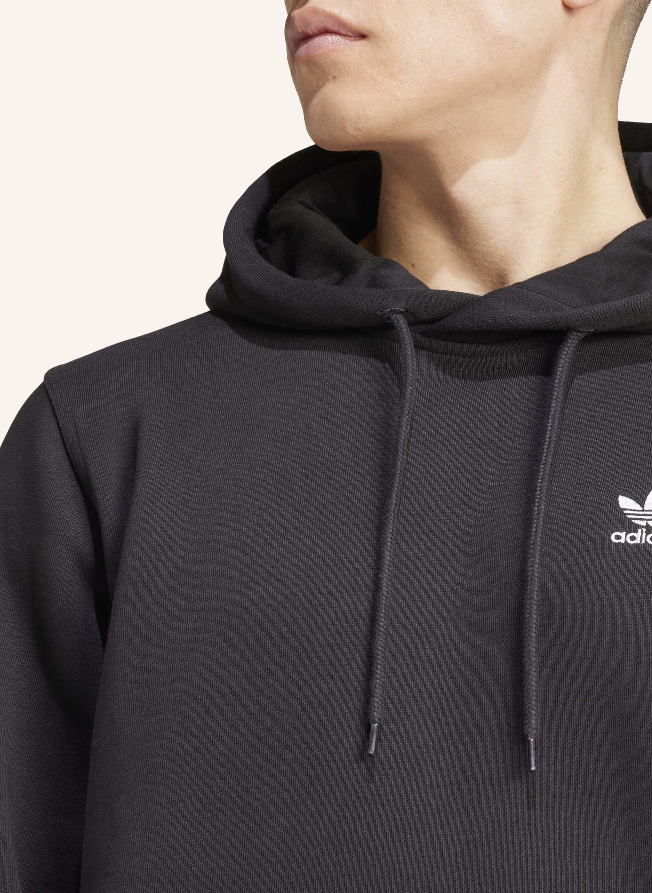 Thumbnail - Adidas Originals Trefoil Essentials Hoodie schwarz