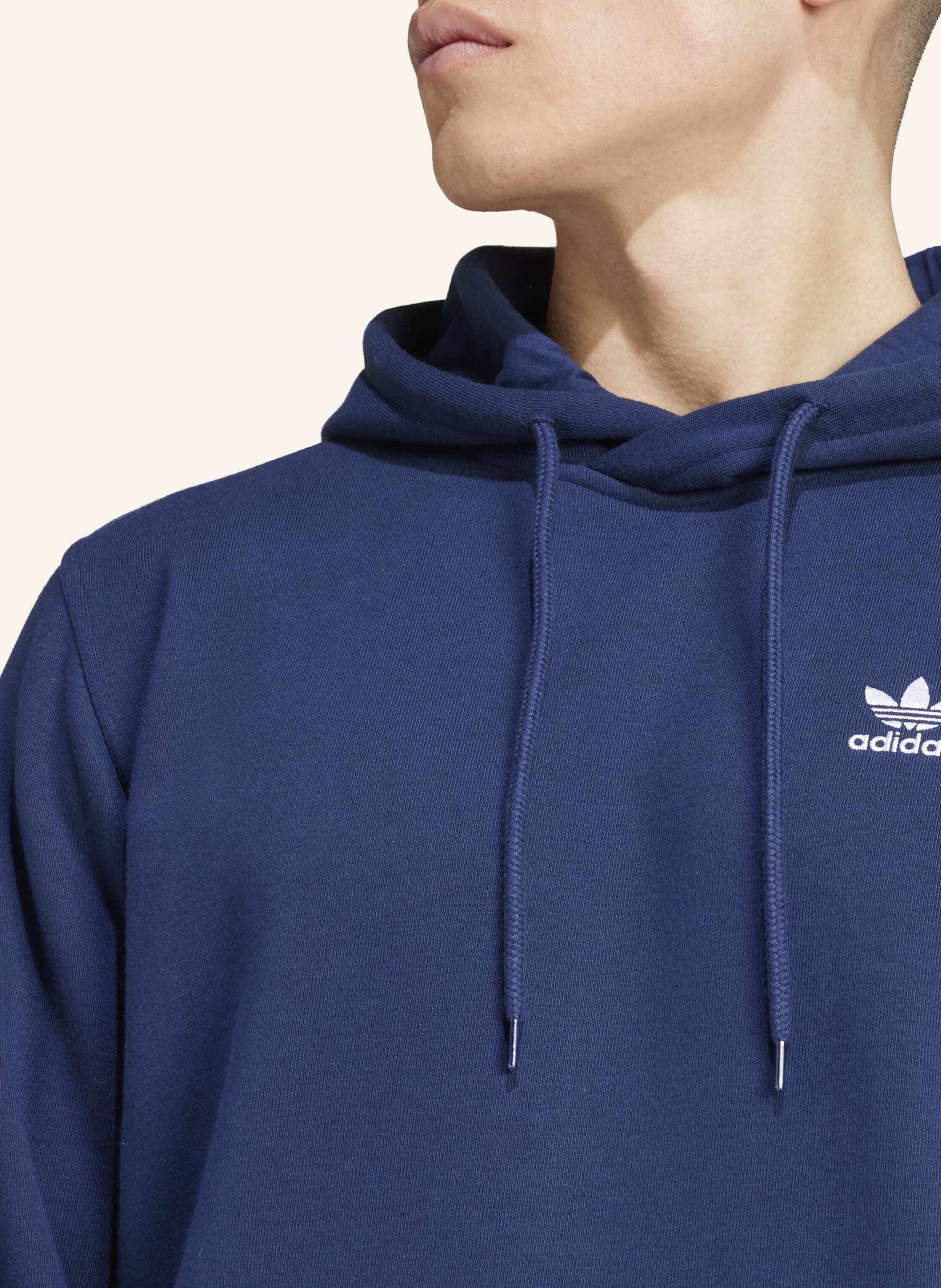 Thumbnail - Adidas Originals Trefoil Essentials Hoodie blau