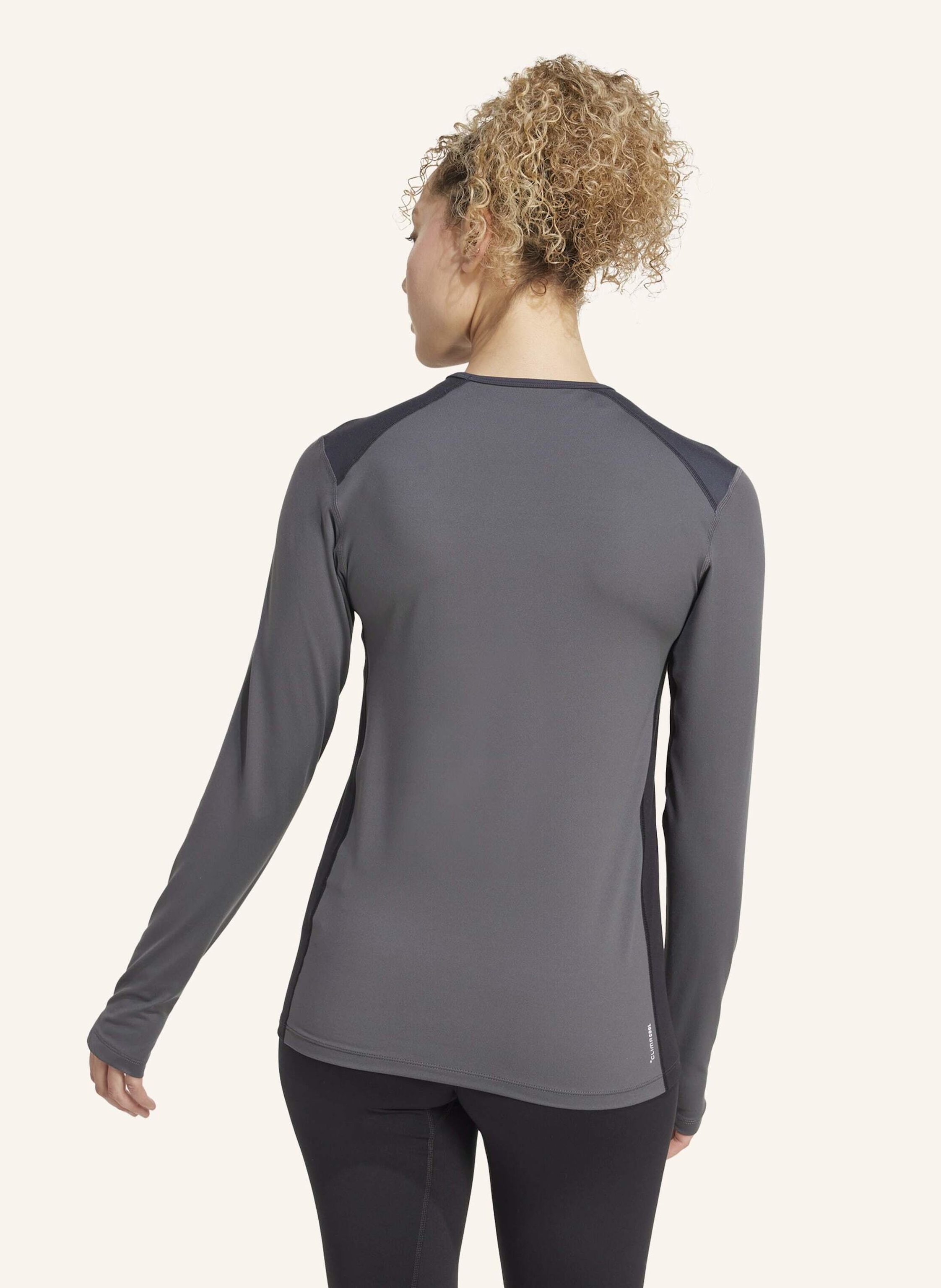 Thumbnail - Adidas Terrex Multi Synthetic Langärmelige Baselayer grau
