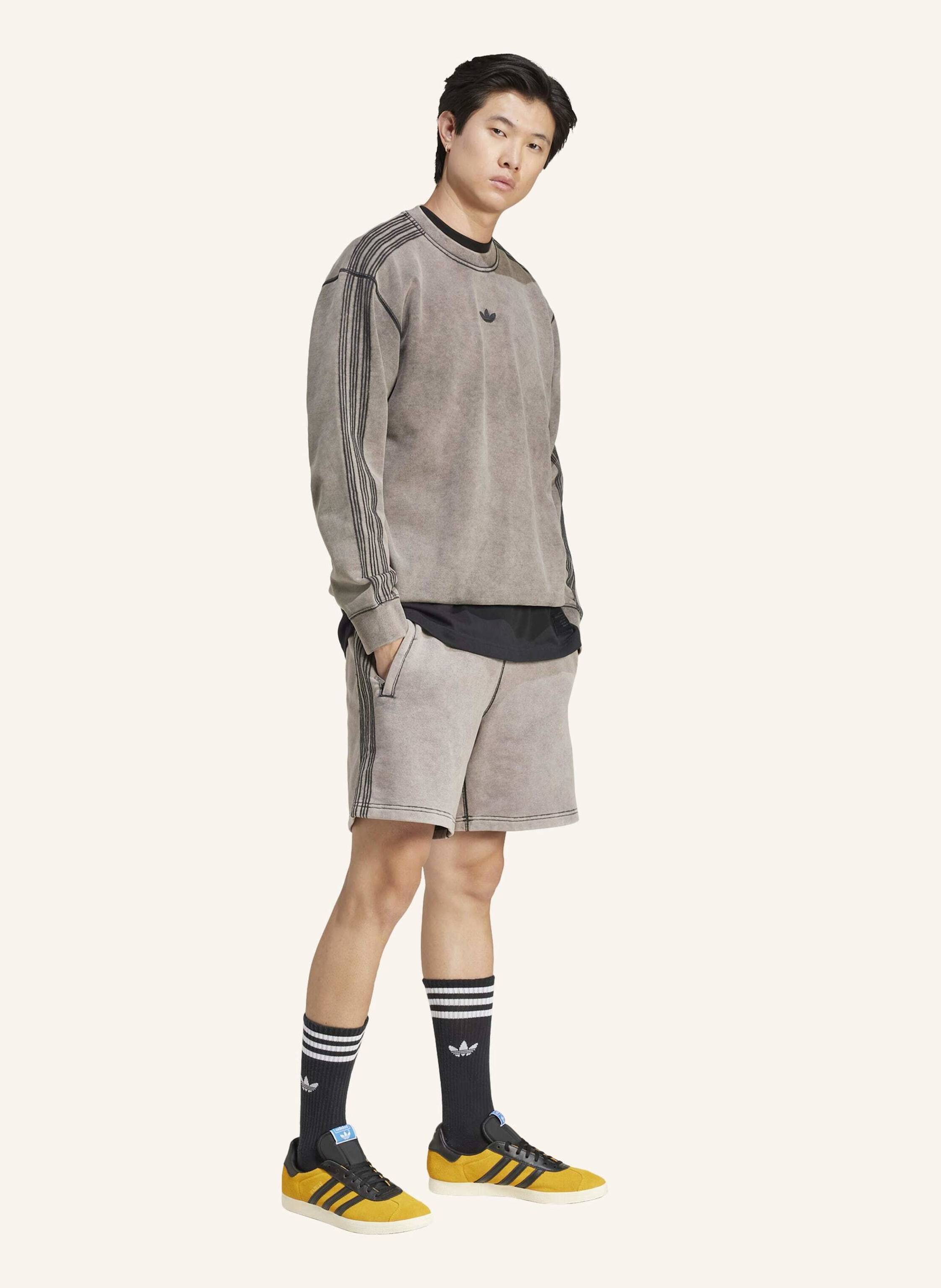 Thumbnail - Adidas Originals Premium Essentials Retro Washed Sweatshirt Mit Rundhalsausschnitt schwarz