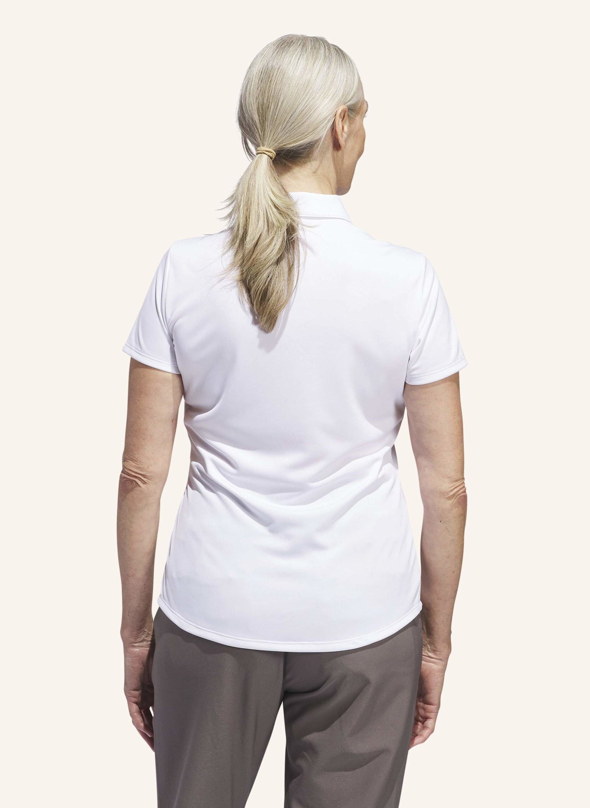 Thumbnail - Adidas Solid Performance Short Sleeve Poloshirt Für Damen weiss