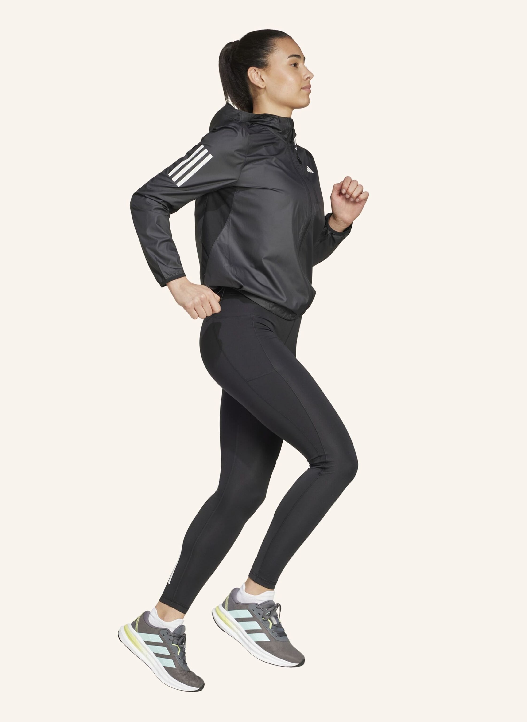Thumbnail - Adidas Own The Run Winter Full Length Leggings schwarz