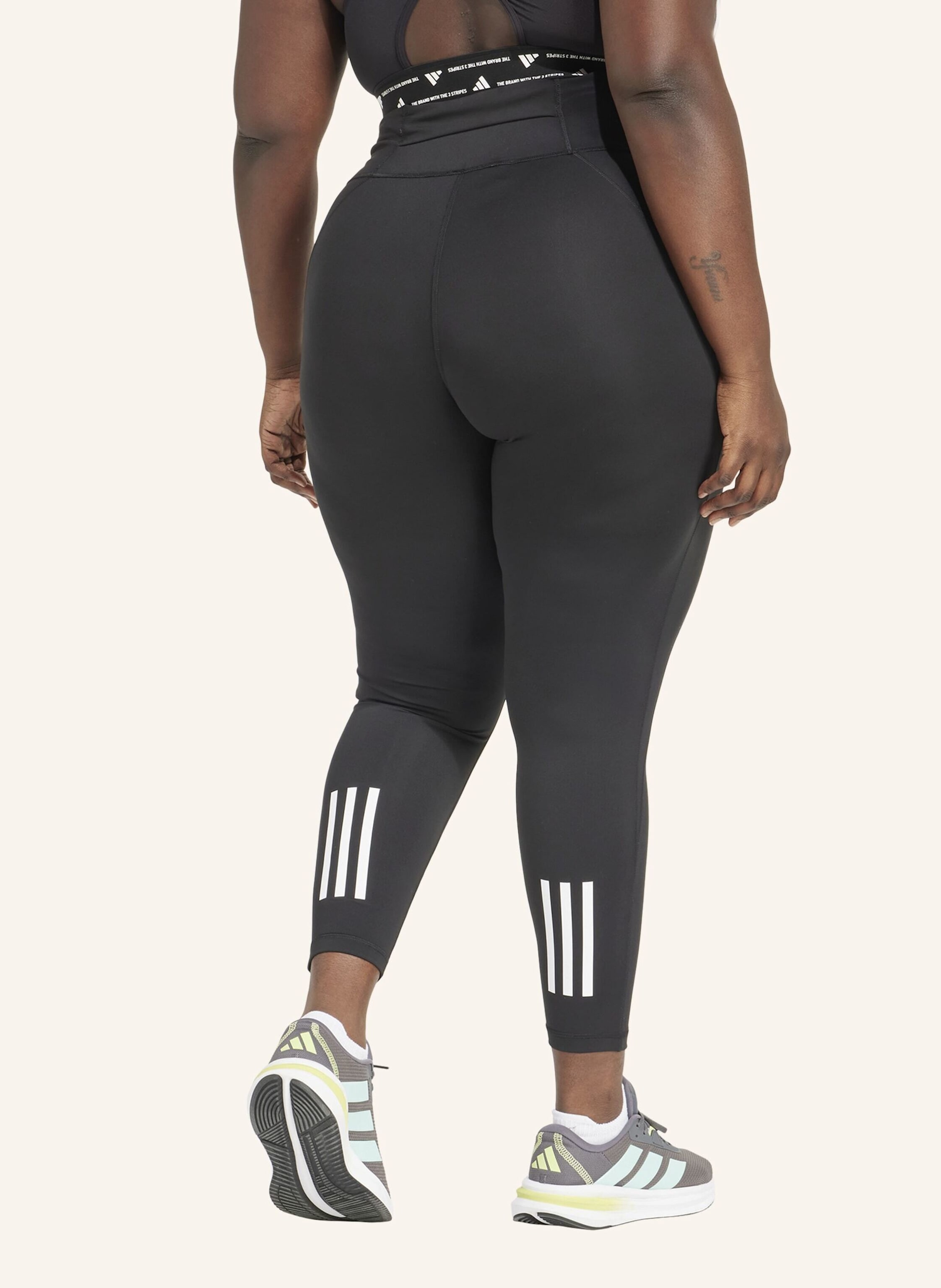 Thumbnail - Adidas Own The Run 7/8-Leggings – Grosse Grössen schwarz