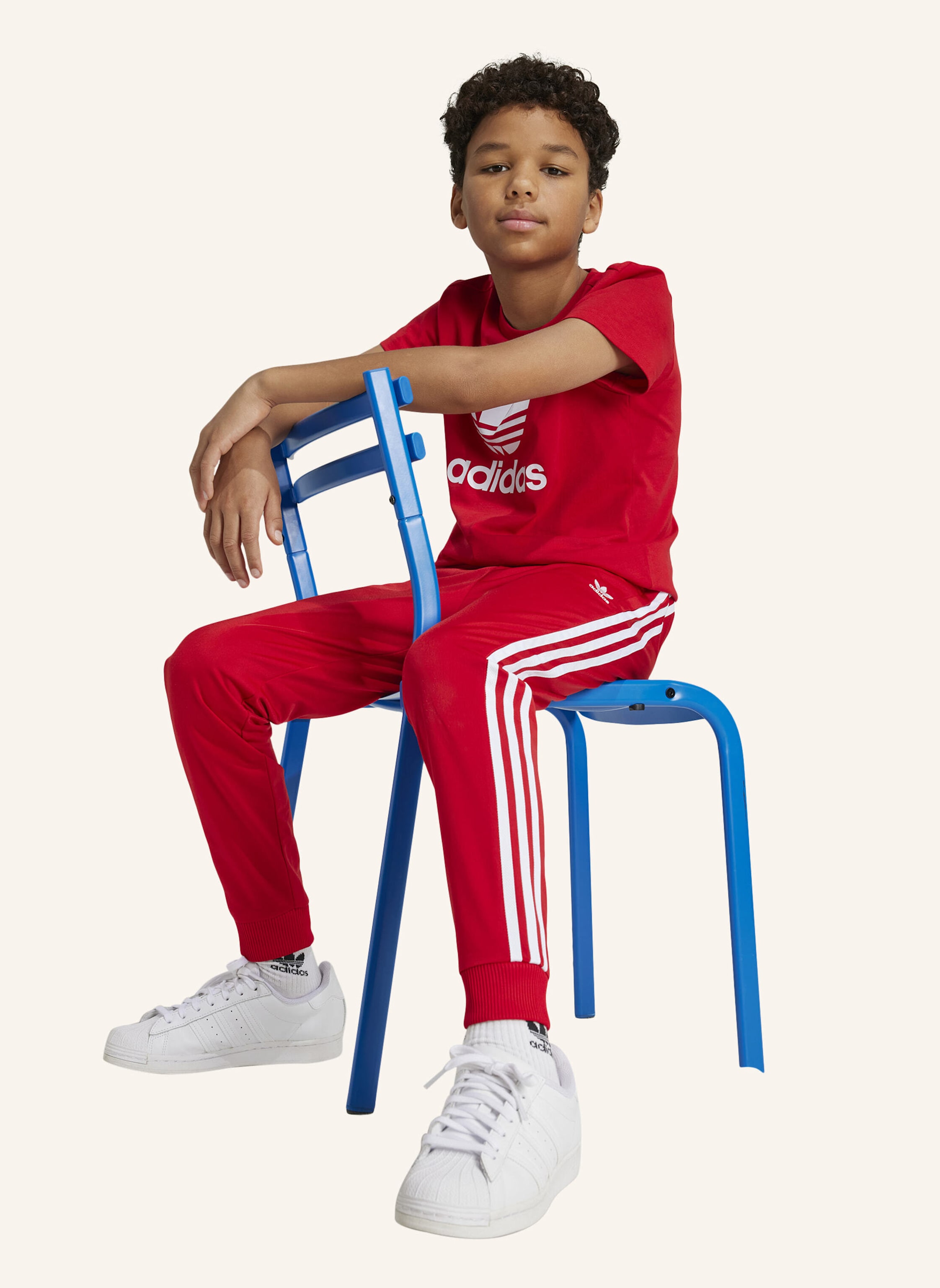 Thumbnail - Adidas Originals Trackpants Sst Adicolor rot